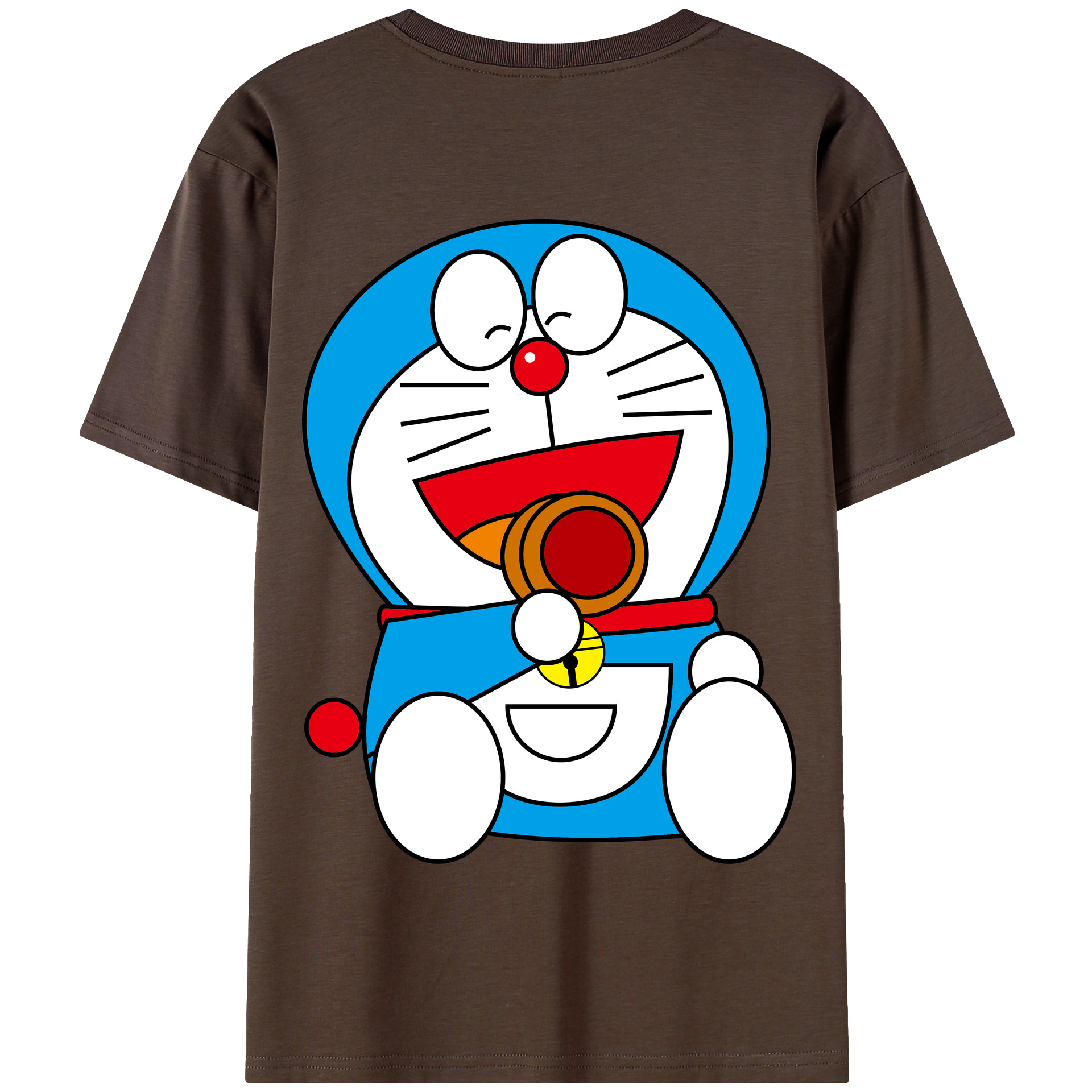 （画像用） ドラえもん Doraemon 綿100％半袖Tシャツ（背面プリント）
