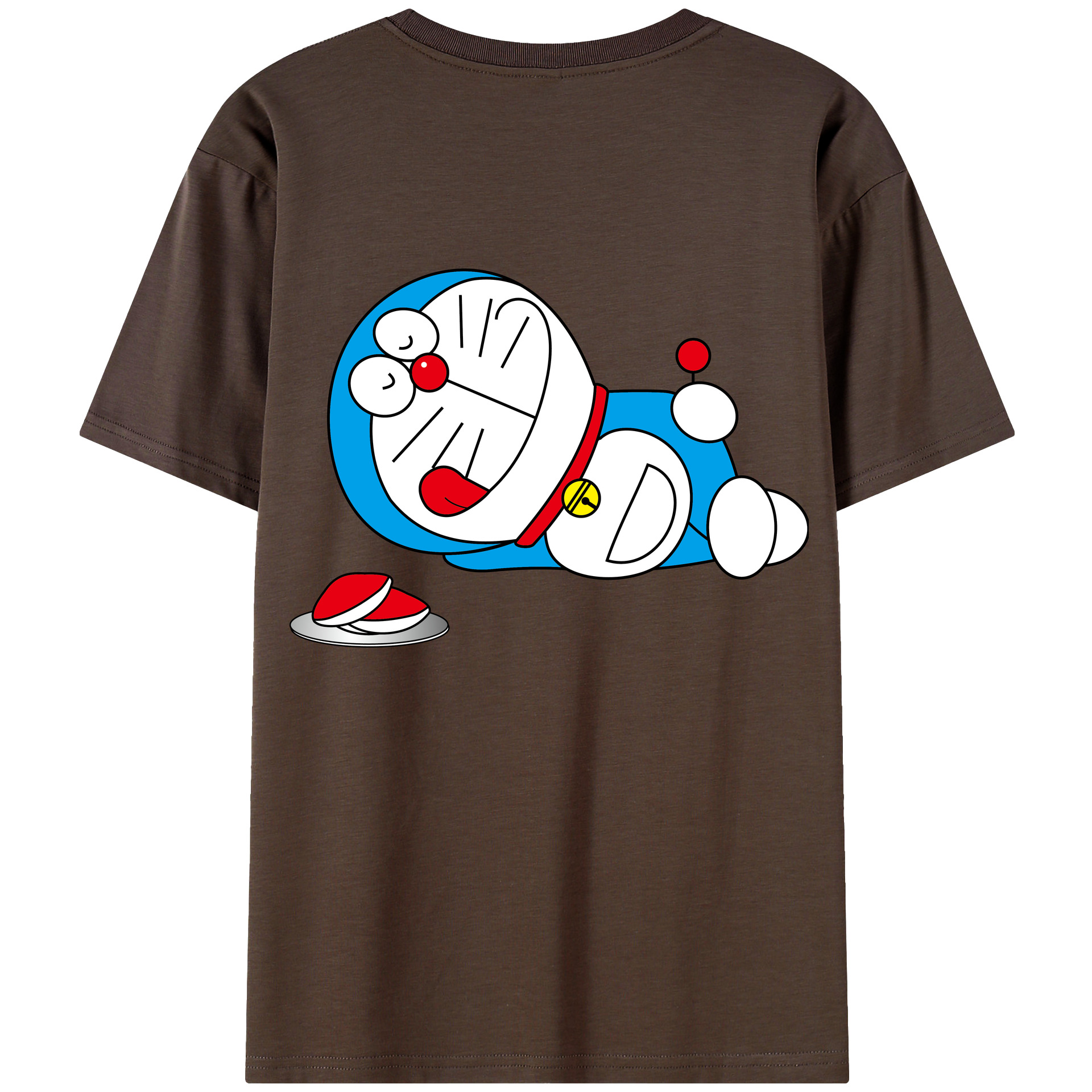 （画像用） ドラえもん Doraemon 綿100％半袖Tシャツ（背面プリント）