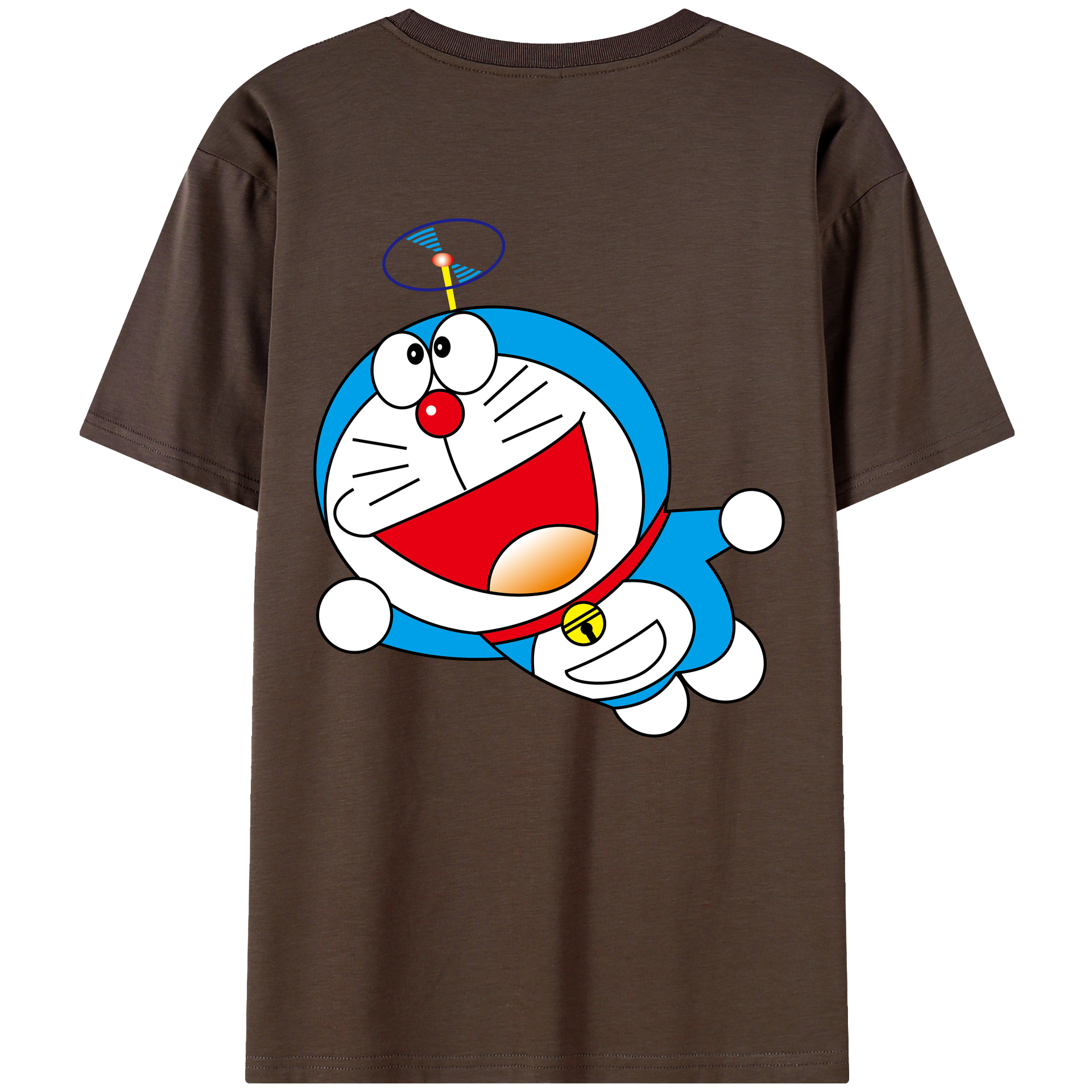 （画像用） ドラえもん Doraemon 綿100％半袖Tシャツ（背面プリント）