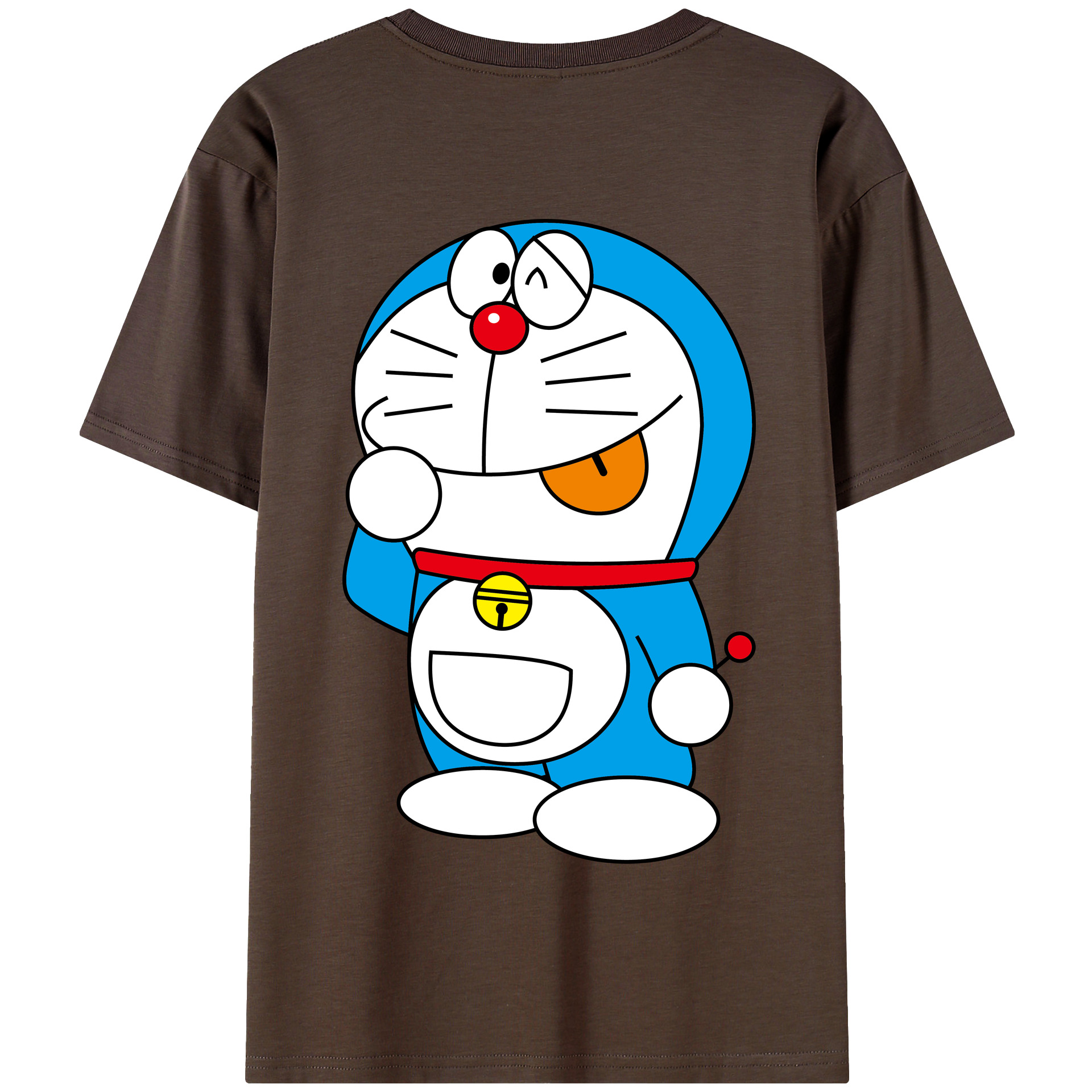 （画像用） ドラえもん Doraemon 綿100％半袖Tシャツ（背面プリント）