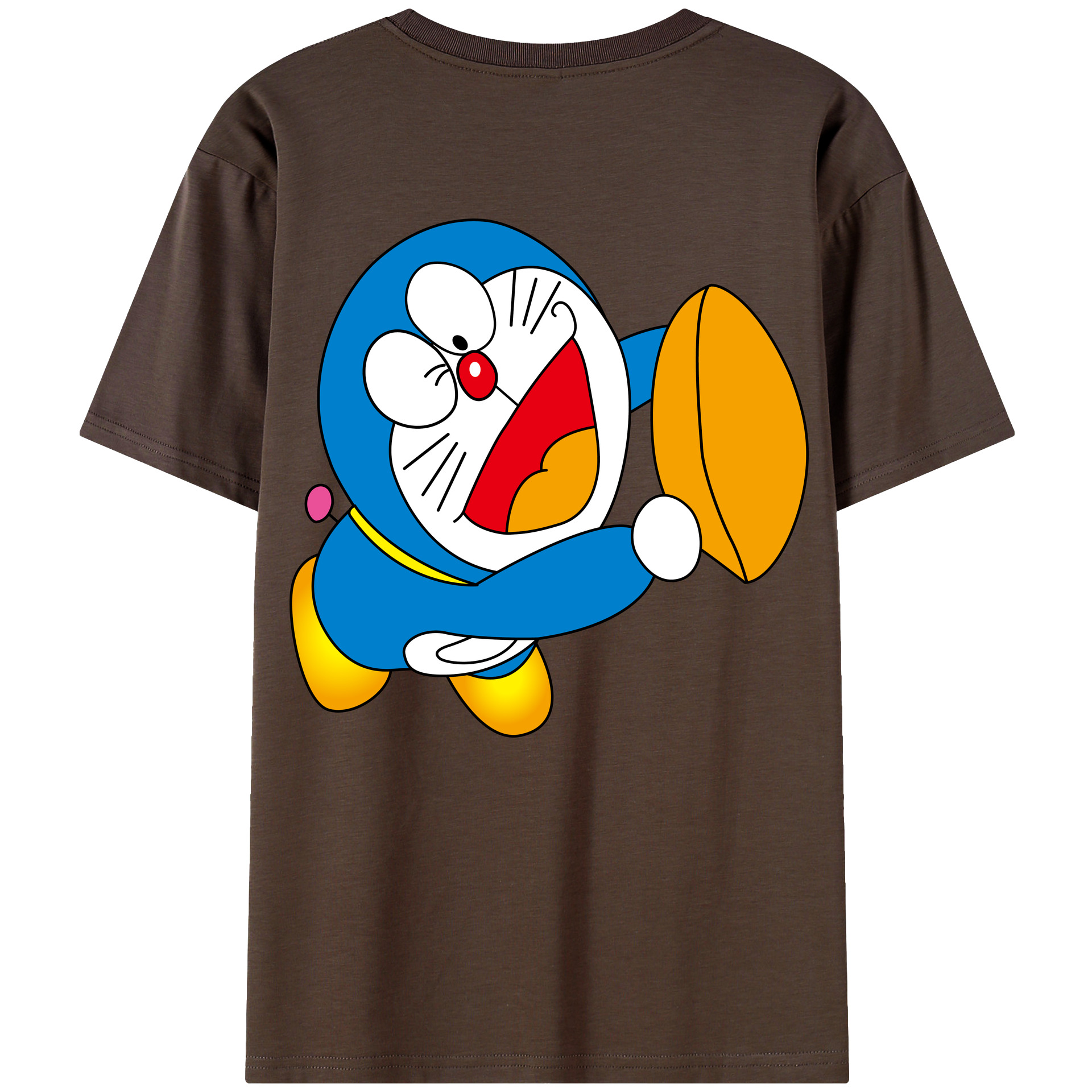 （画像用） ドラえもん Doraemon 綿100％半袖Tシャツ（背面プリント）