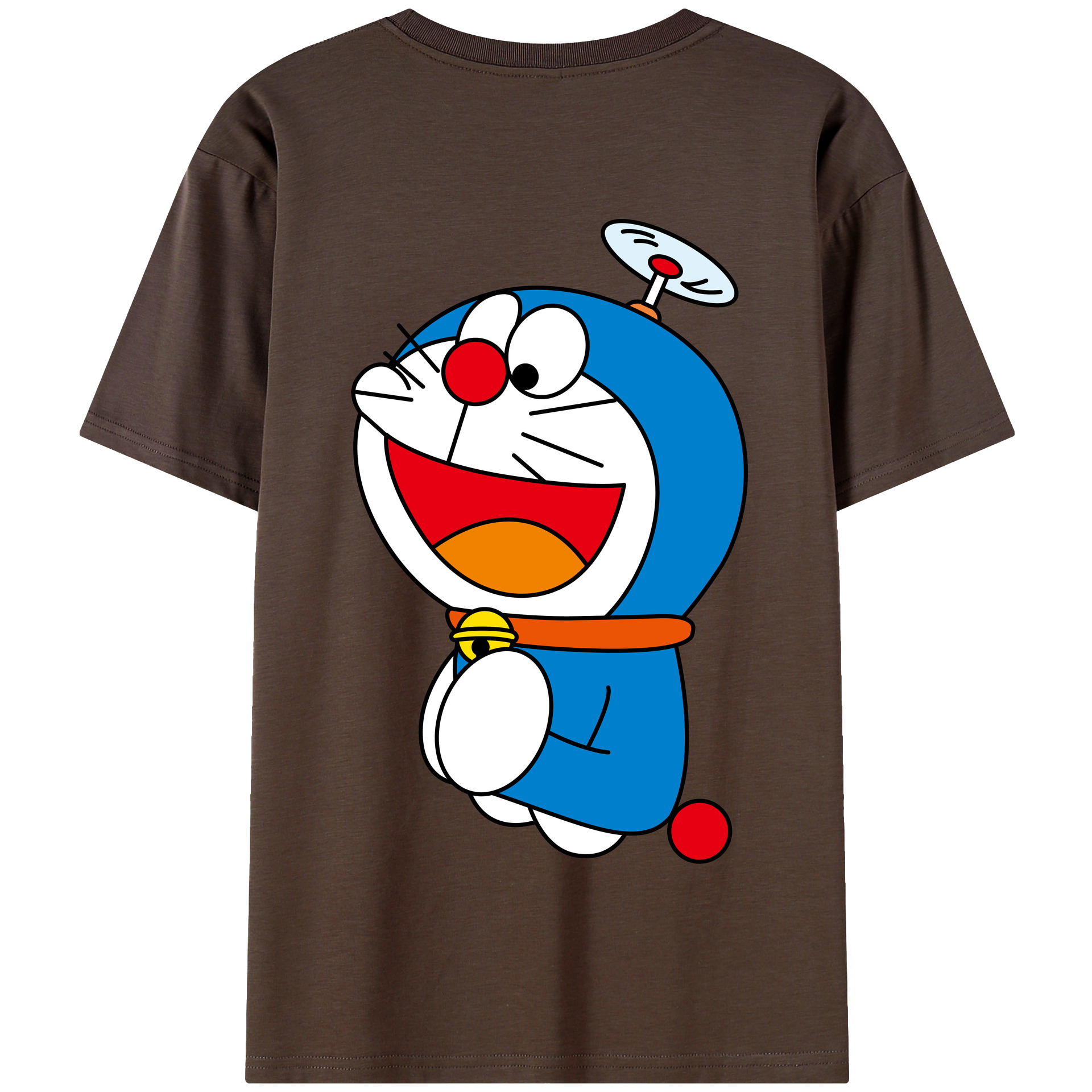 （画像用） ドラえもん Doraemon 綿100％半袖Tシャツ（背面プリント）
