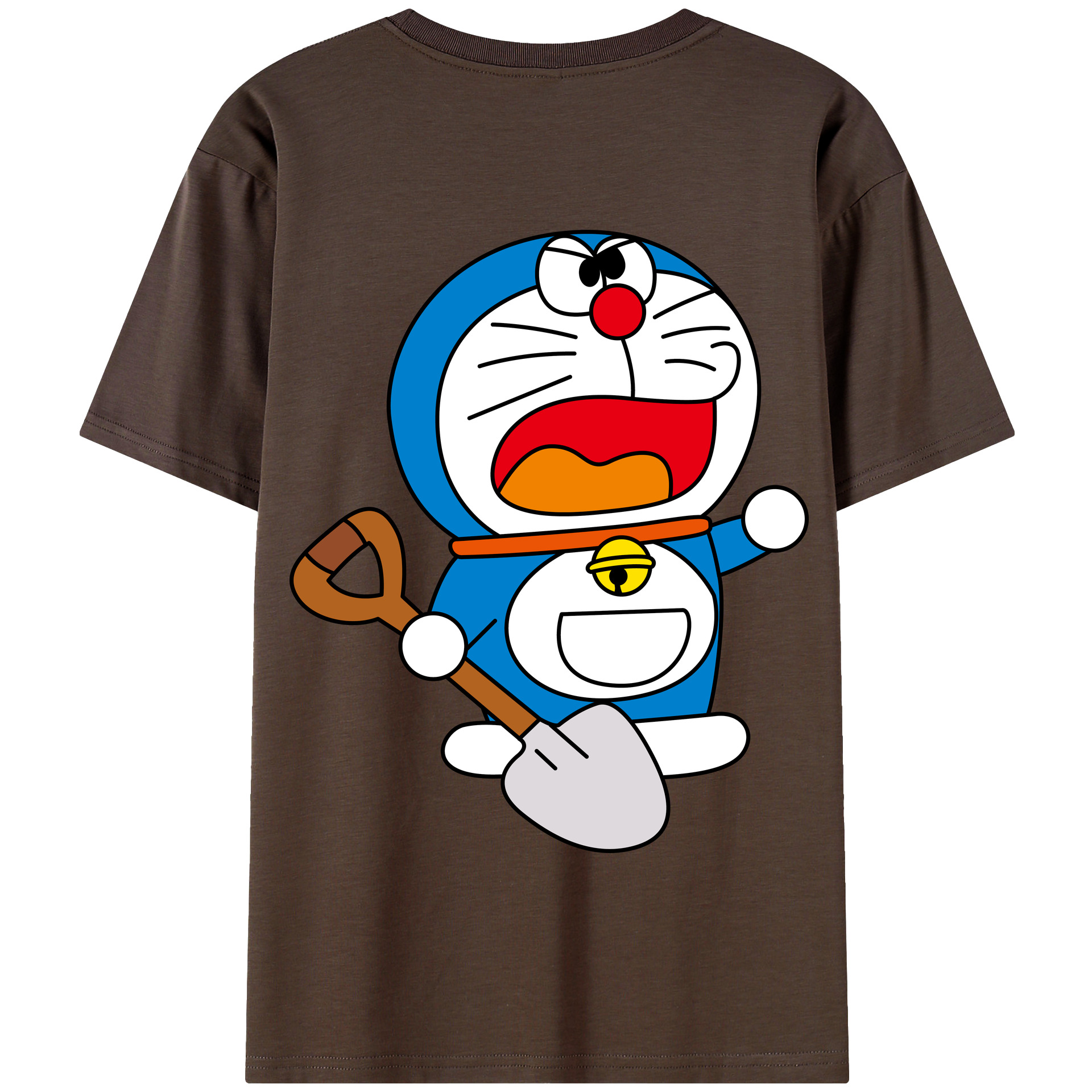 （画像用） ドラえもん Doraemon 綿100％半袖Tシャツ（背面プリント）