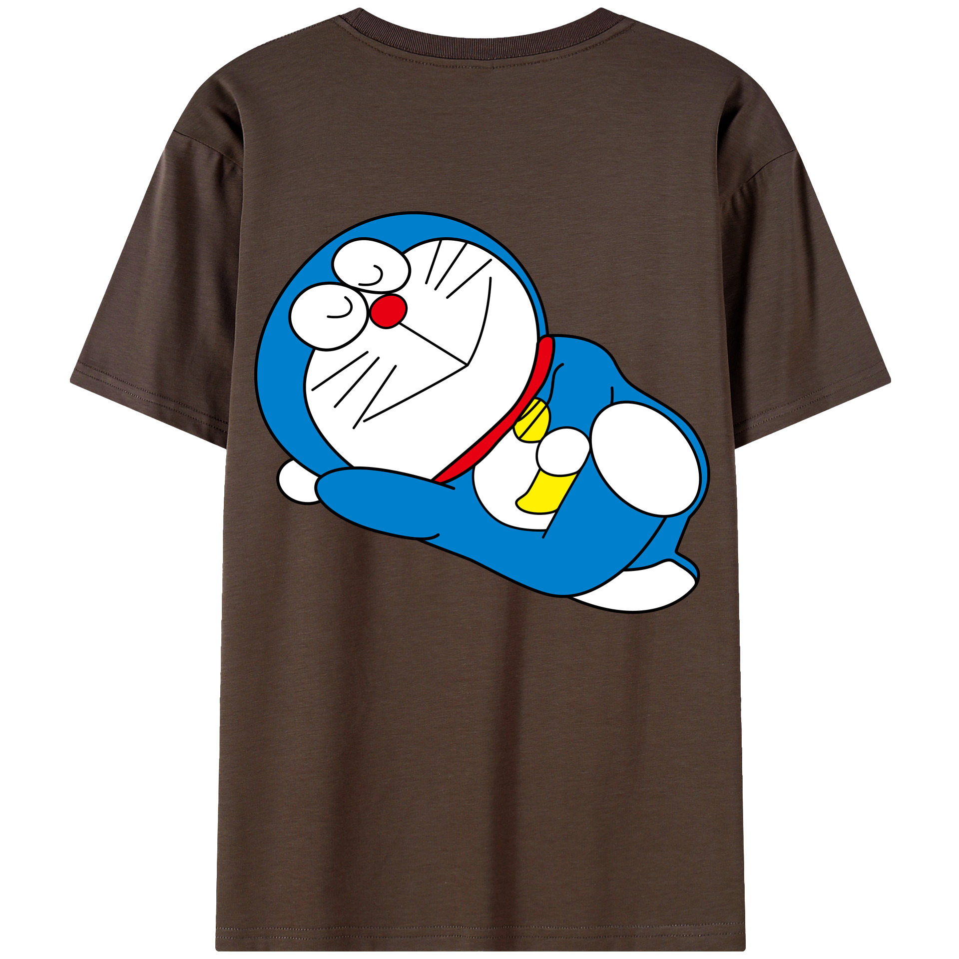 （画像用） ドラえもん Doraemon 綿100％半袖Tシャツ（背面プリント）
