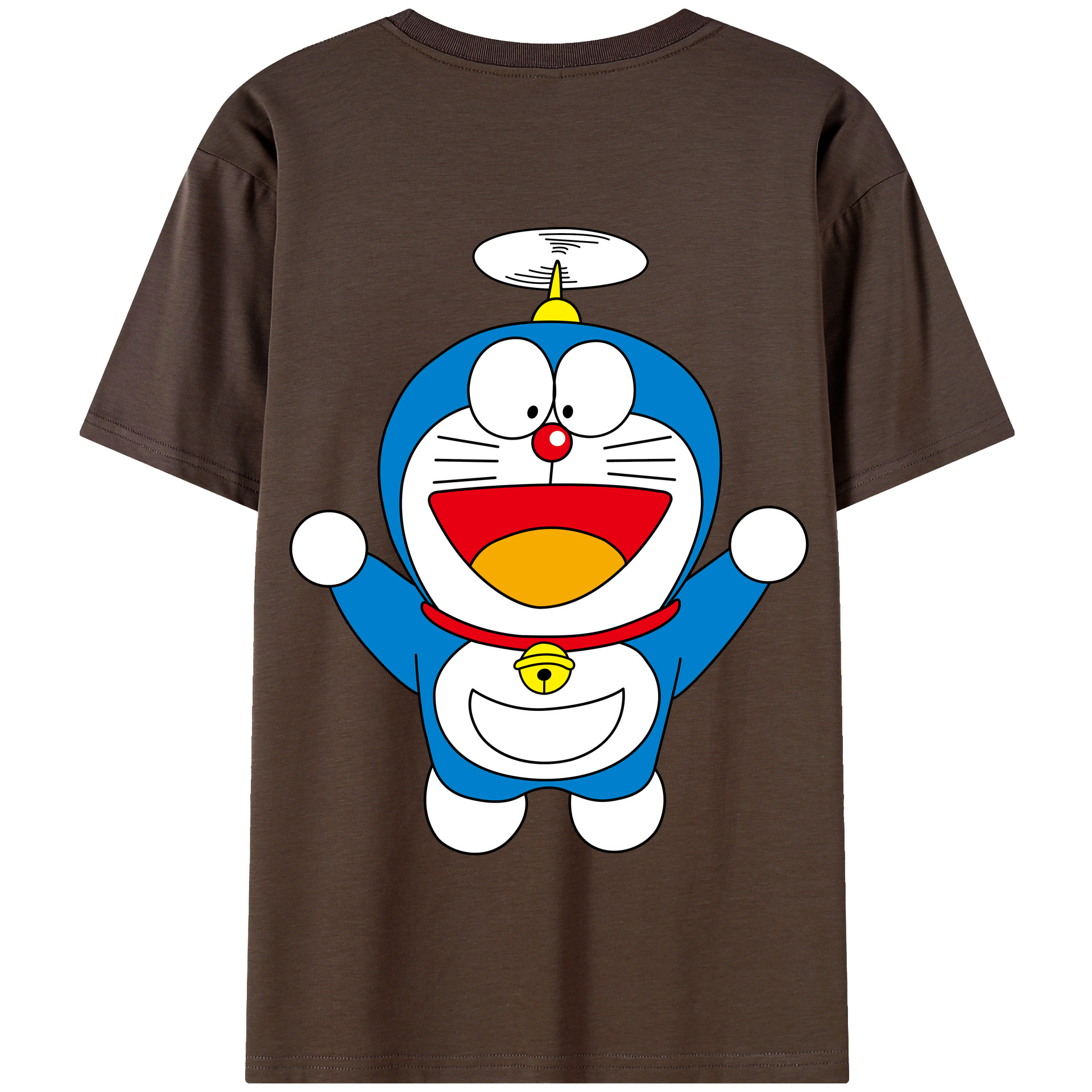 （画像用） ドラえもん Doraemon 綿100％半袖Tシャツ（背面プリント）
