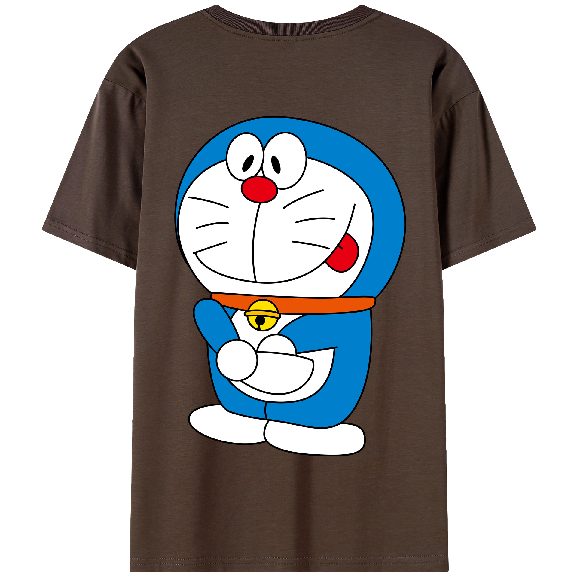 （画像用） ドラえもん Doraemon 綿100％半袖Tシャツ（背面プリント）