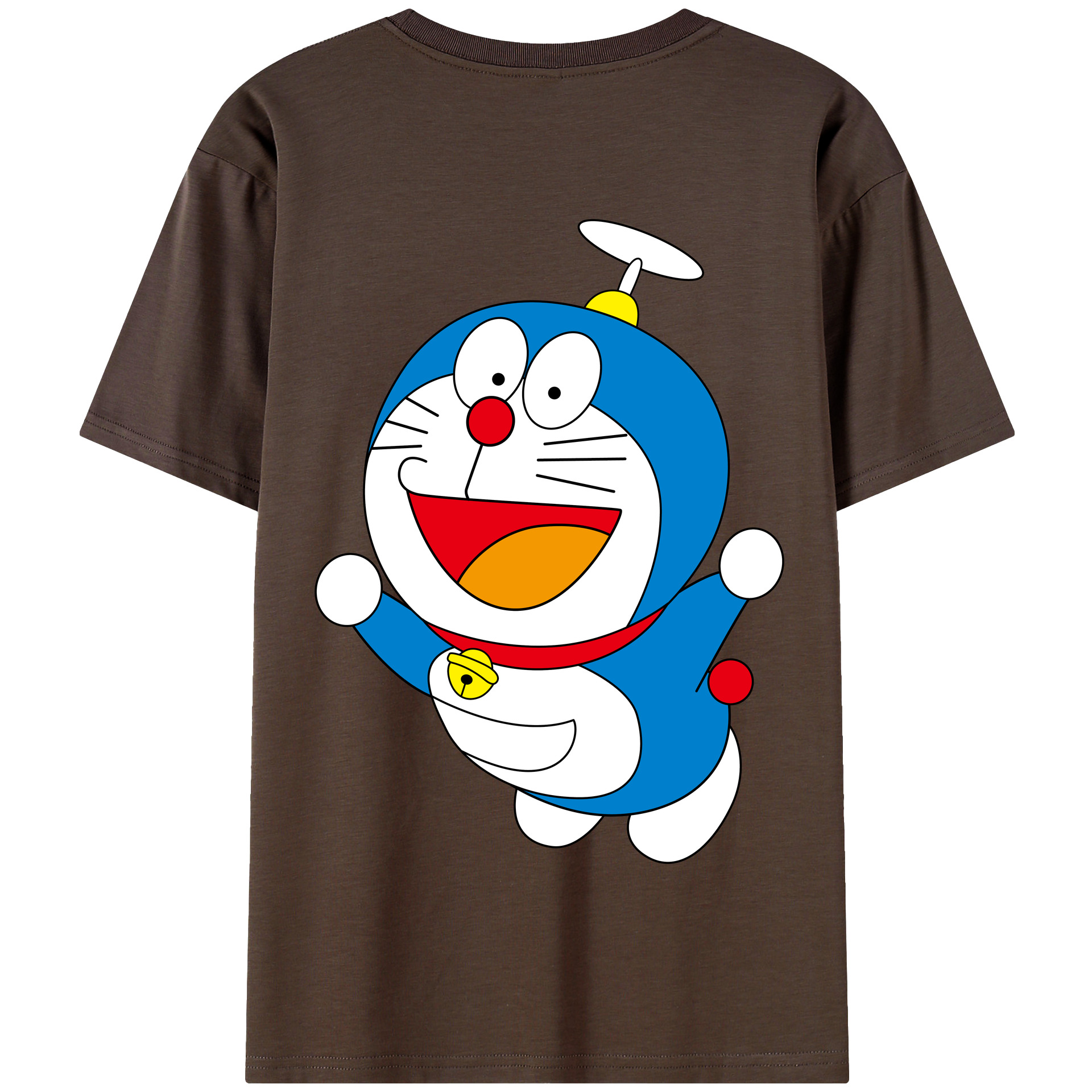 （画像用） ドラえもん Doraemon 綿100％半袖Tシャツ（背面プリント）