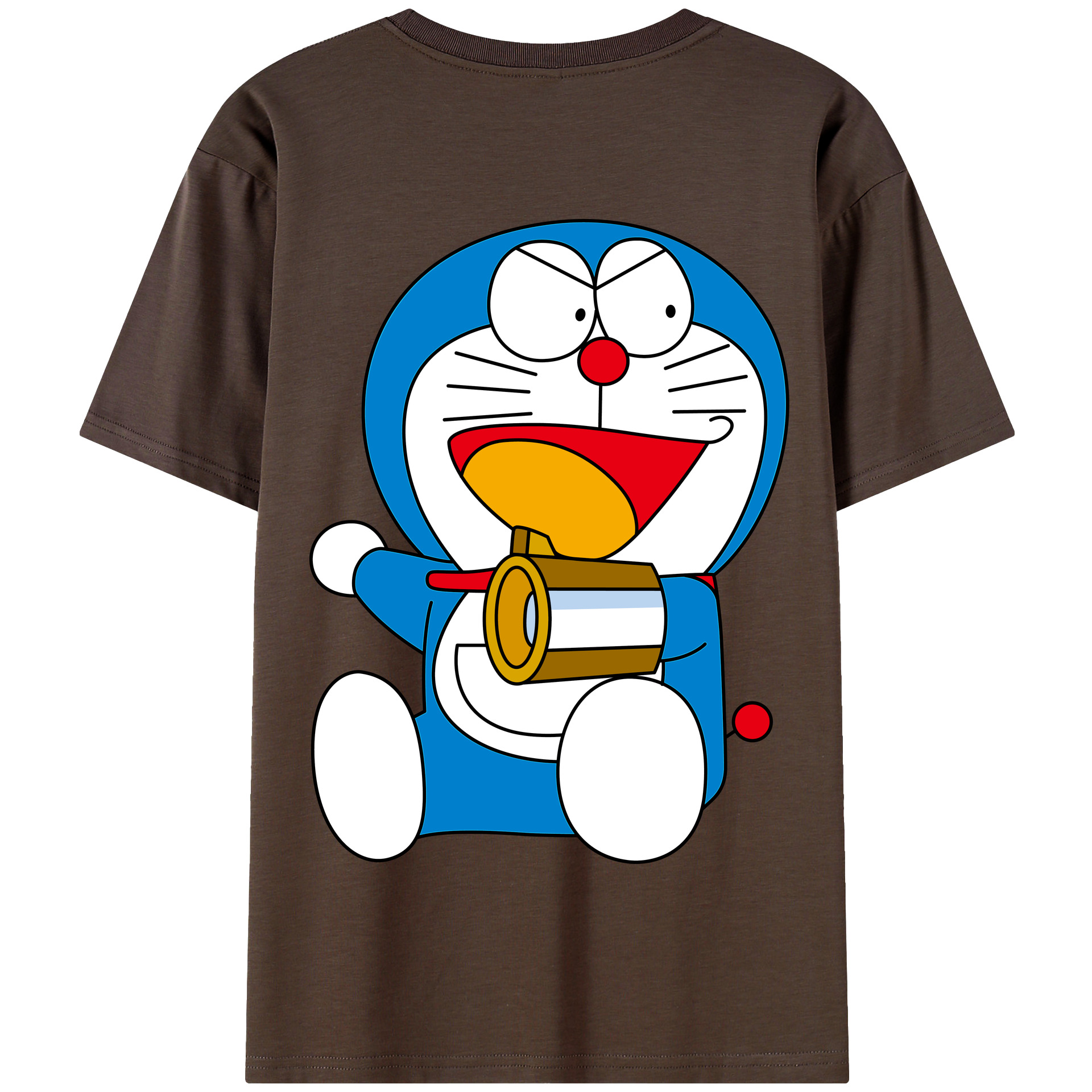（画像用） ドラえもん Doraemon 綿100％半袖Tシャツ（背面プリント）