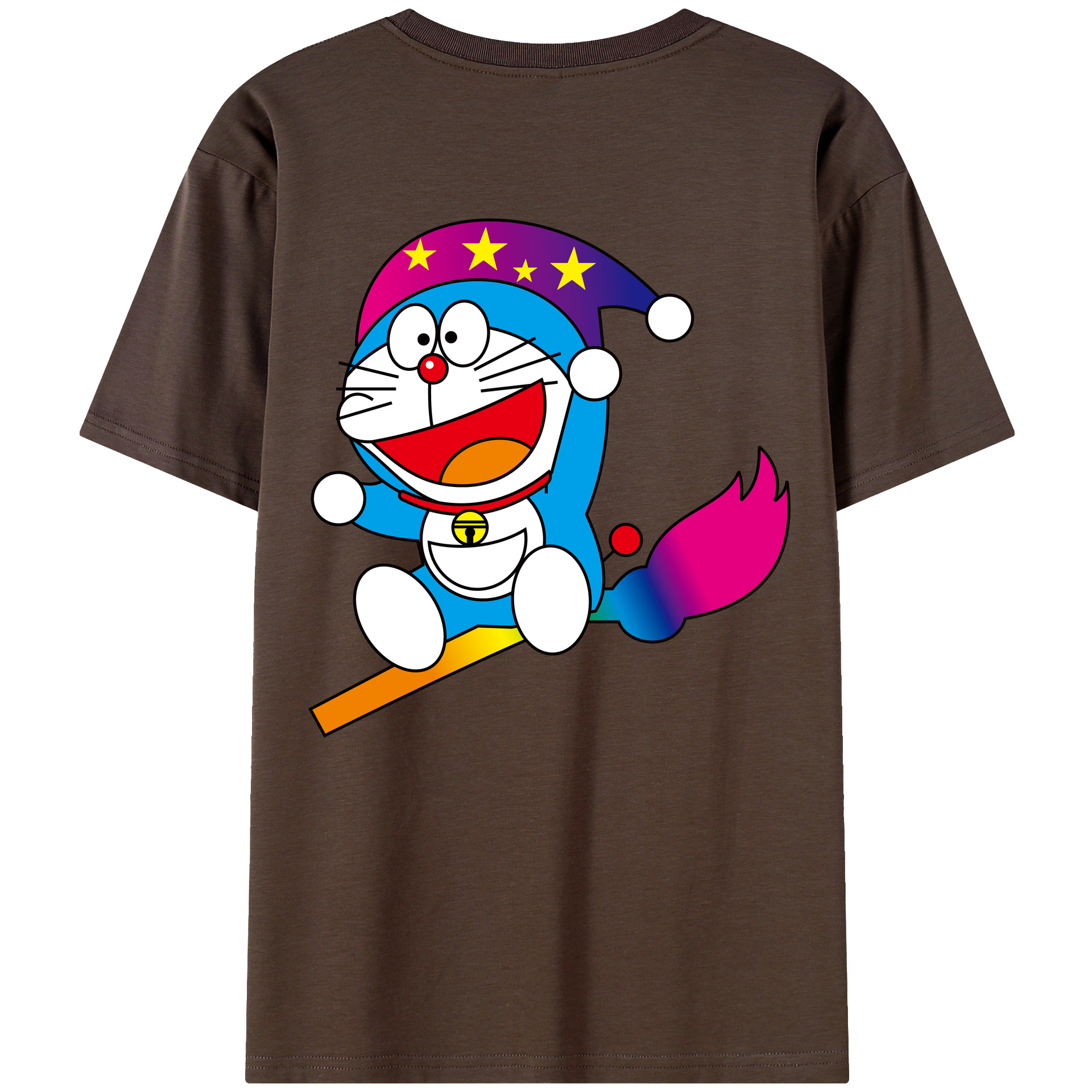 （画像用） ドラえもん Doraemon 綿100％半袖Tシャツ（背面プリント）