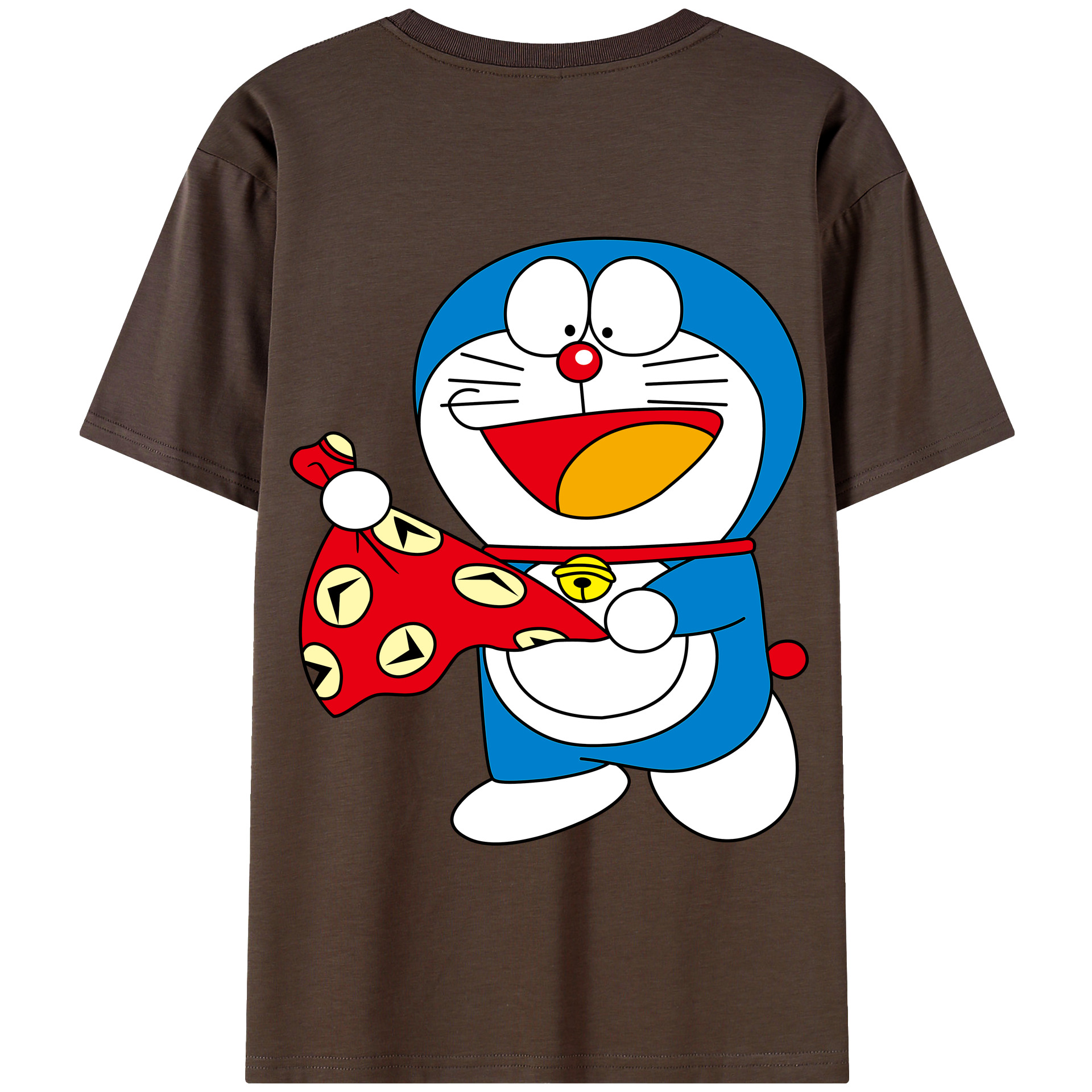（画像用） ドラえもん Doraemon 綿100％半袖Tシャツ（背面プリント）