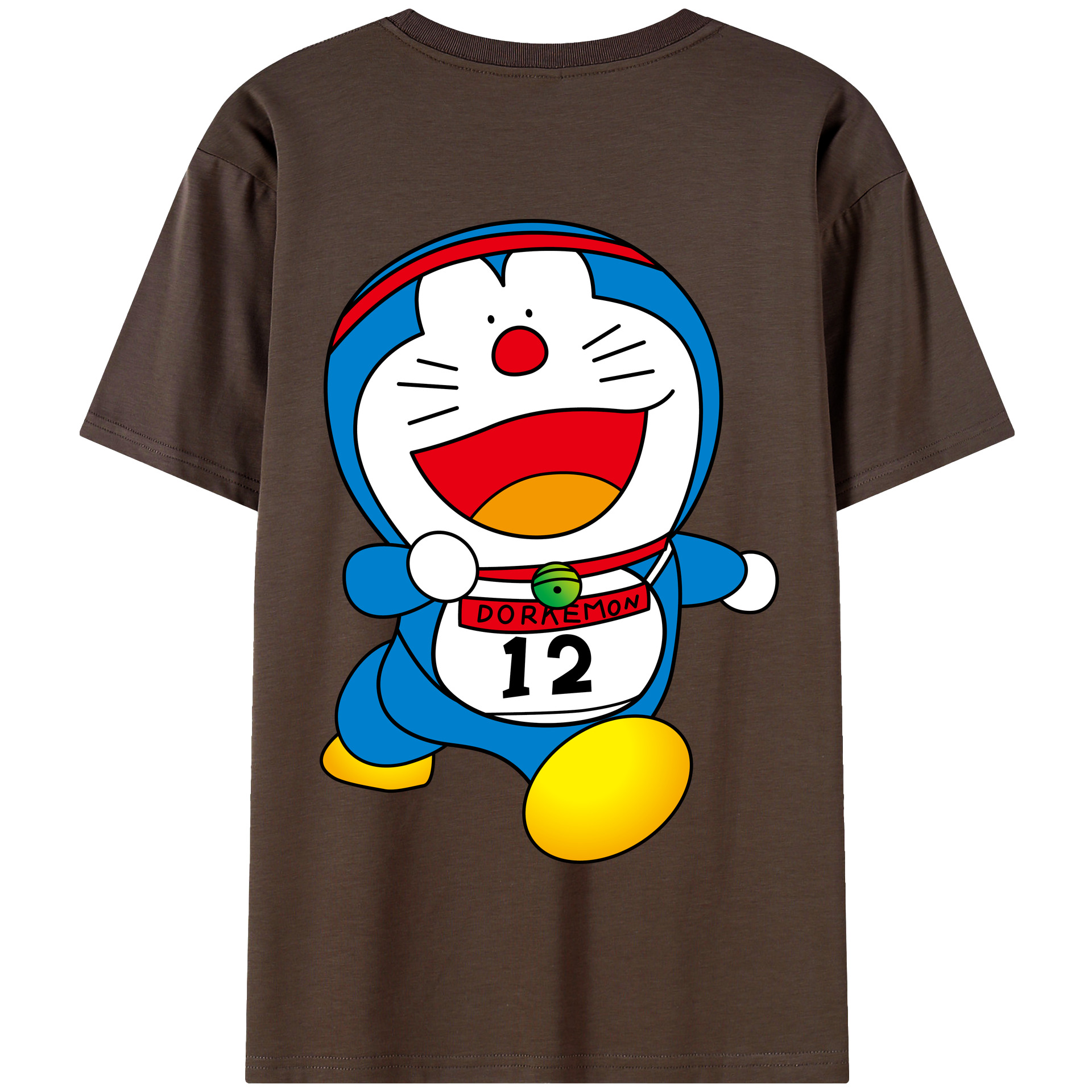 （画像用） ドラえもん Doraemon 綿100％半袖Tシャツ（背面プリント）