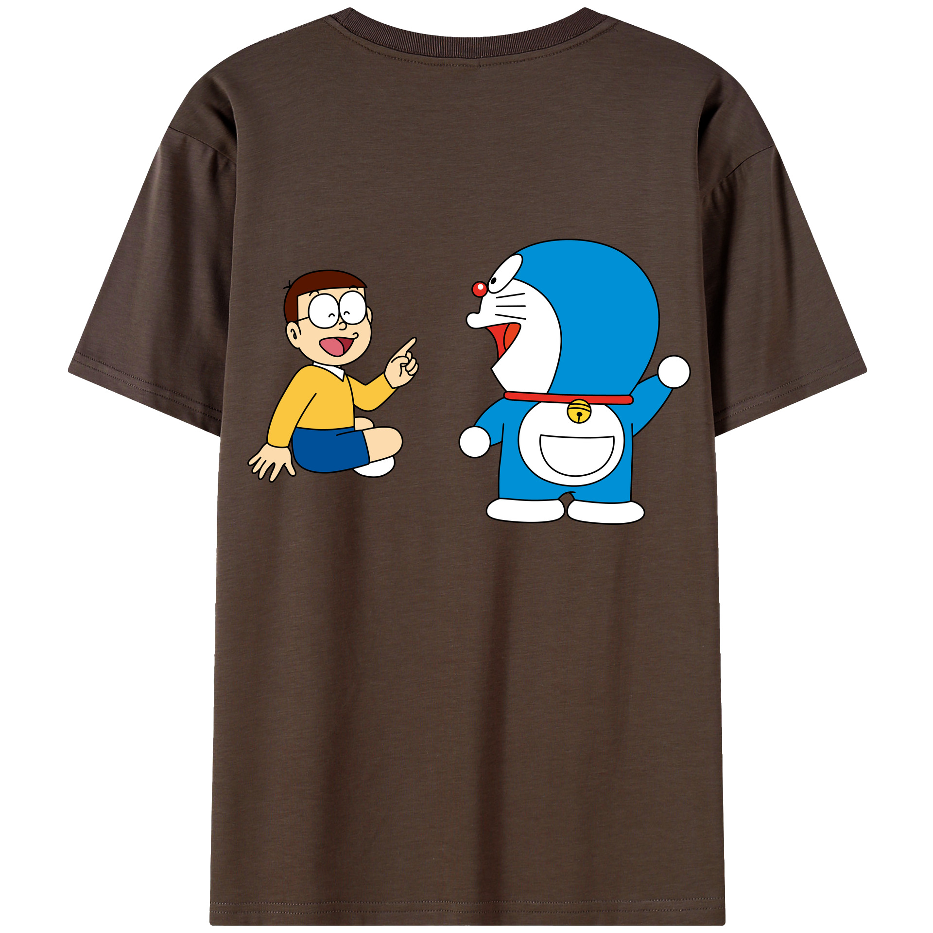 （画像用） ドラえもん Doraemon 綿100％半袖Tシャツ（背面プリント）