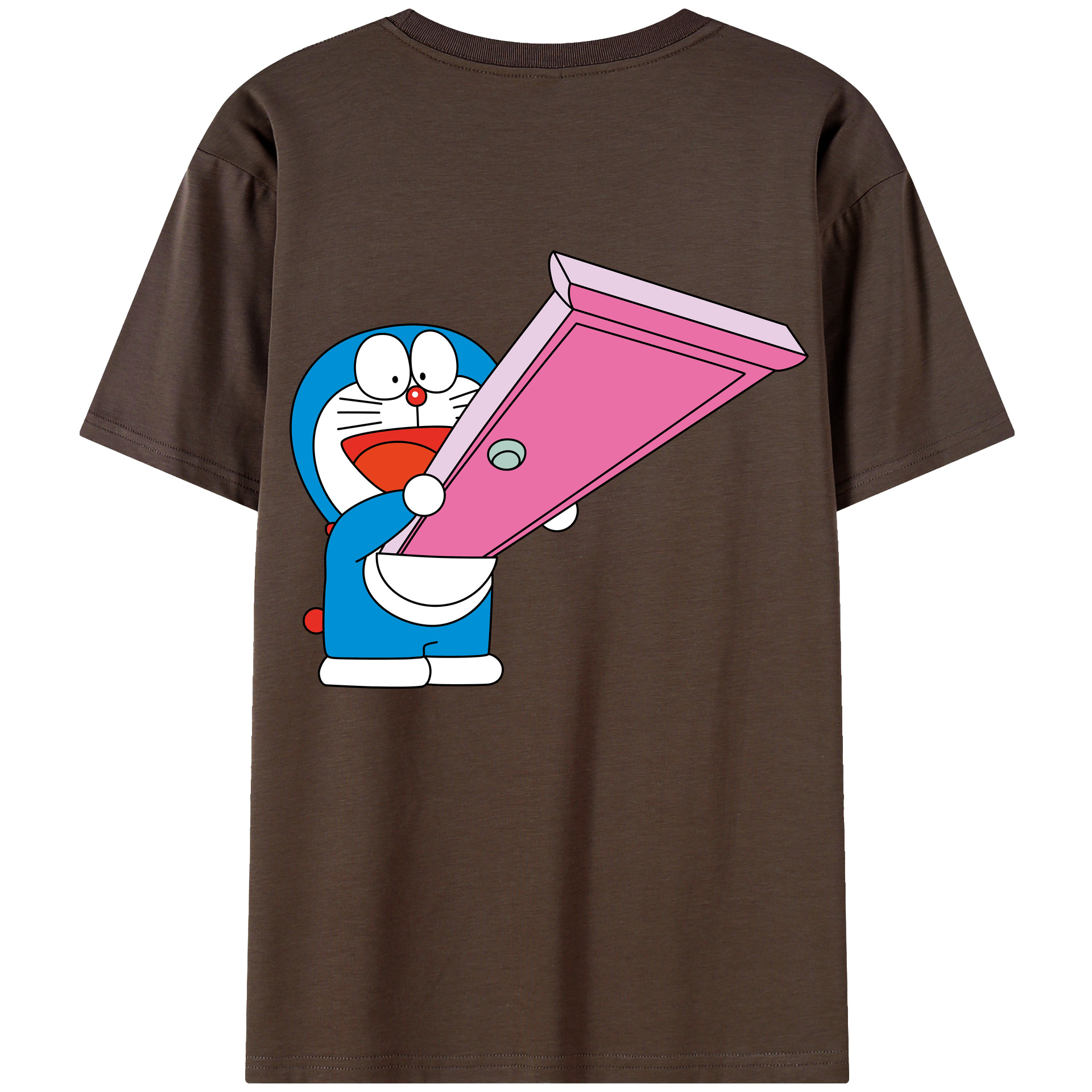 （画像用） ドラえもん Doraemon 綿100％半袖Tシャツ（背面プリント）