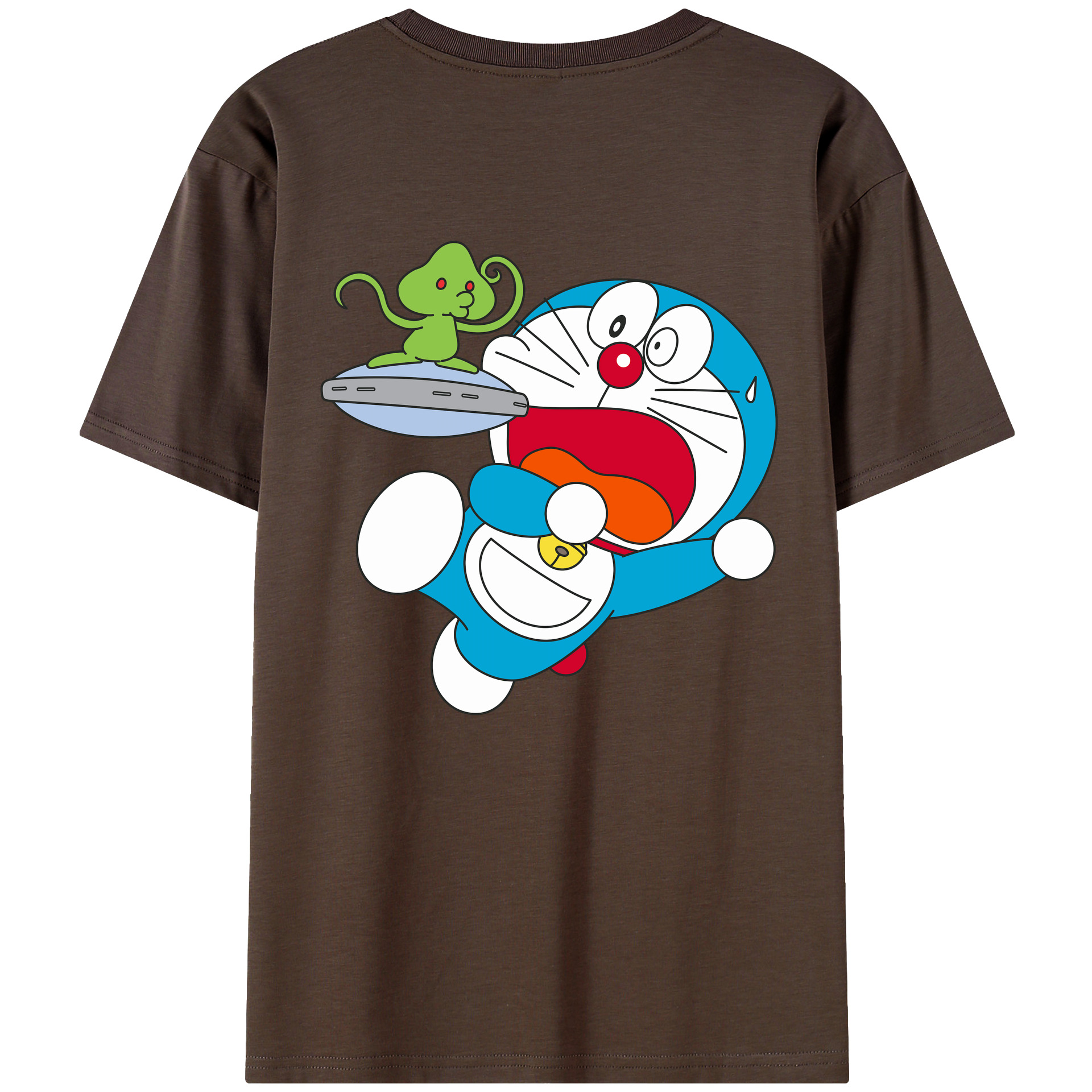 （画像用） ドラえもん Doraemon 綿100％半袖Tシャツ（背面プリント）
