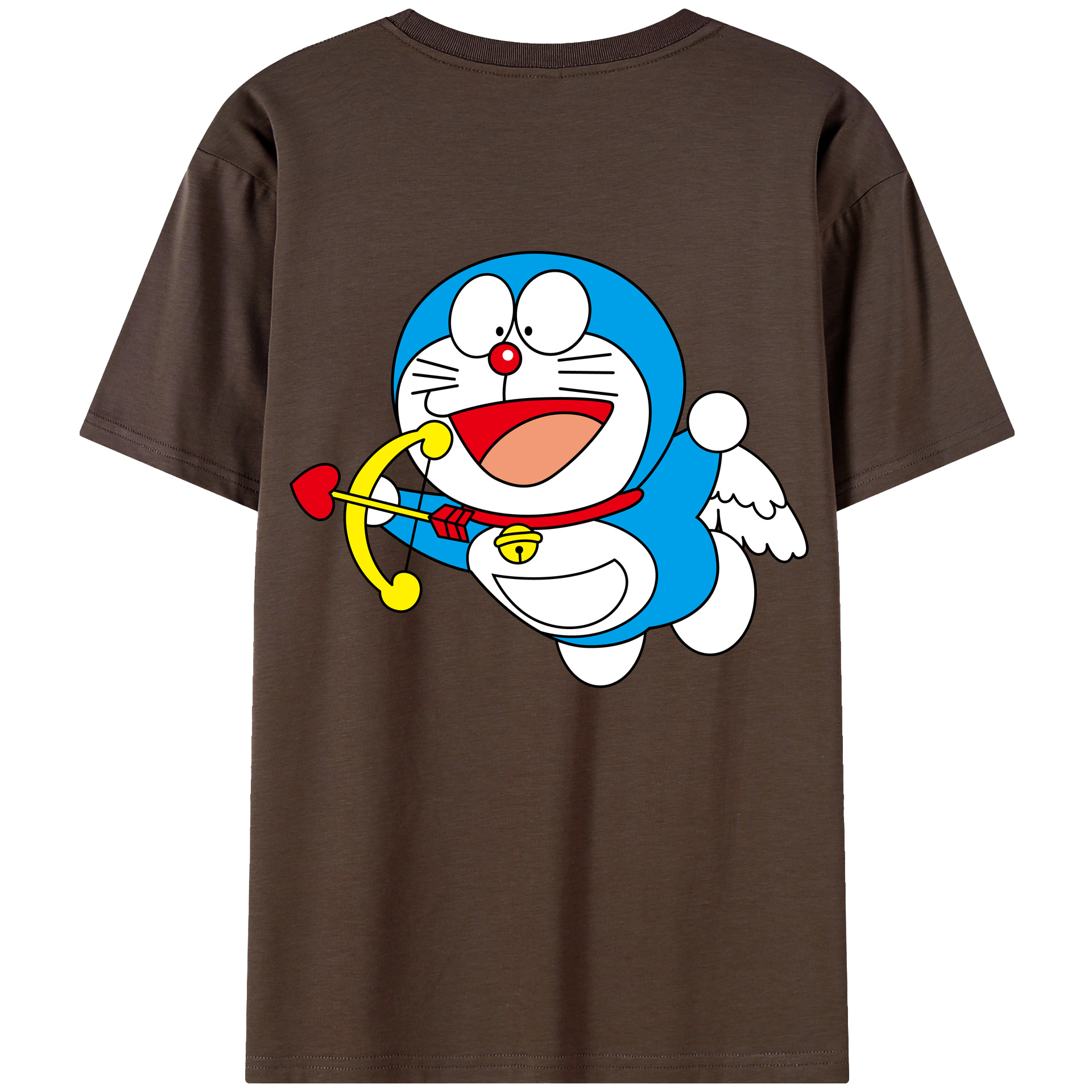 （画像用） ドラえもん Doraemon 綿100％半袖Tシャツ（背面プリント）