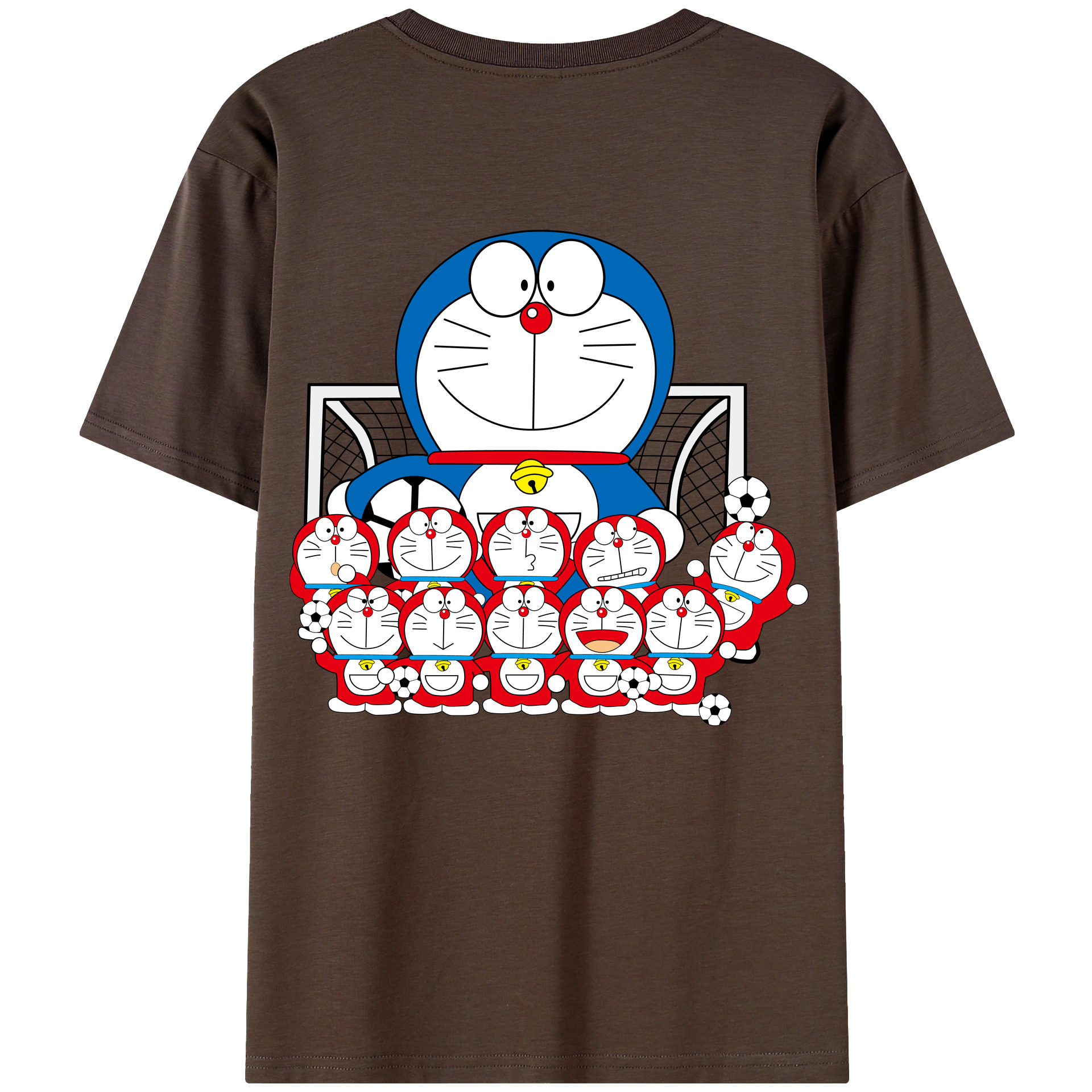 （画像用） ドラえもん Doraemon 綿100％半袖Tシャツ（背面プリント）