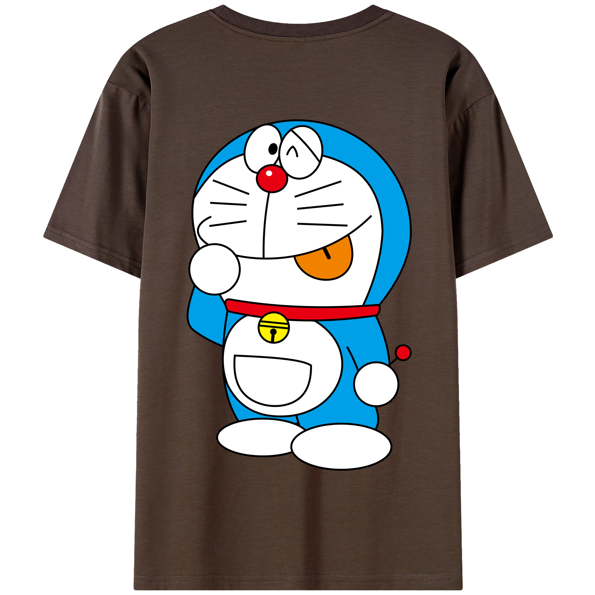 （画像用） ドラえもん Doraemon 綿100％半袖Tシャツ（背面プリント）