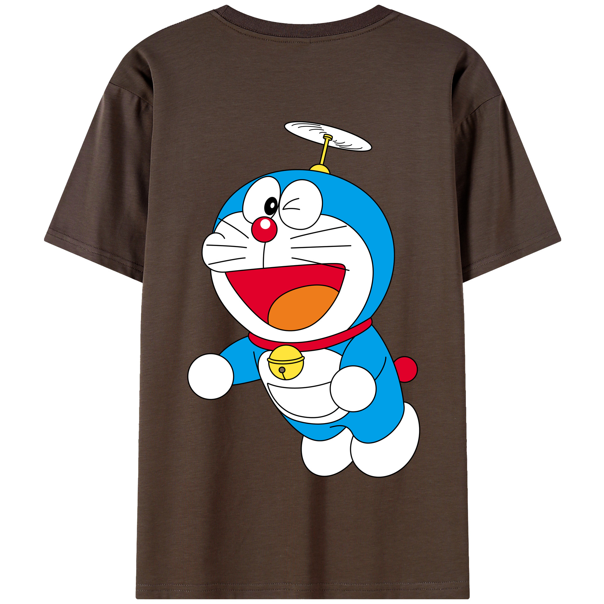 （画像用） ドラえもん Doraemon 綿100％半袖Tシャツ（背面プリント）