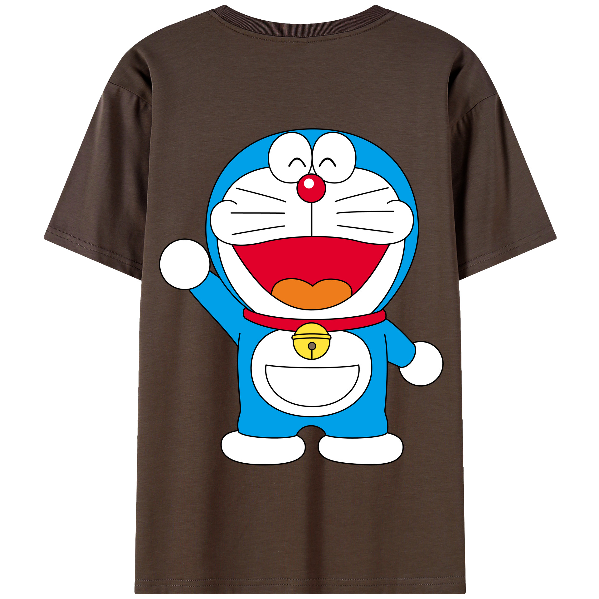 （画像用） ドラえもん Doraemon 綿100％半袖Tシャツ（背面プリント）