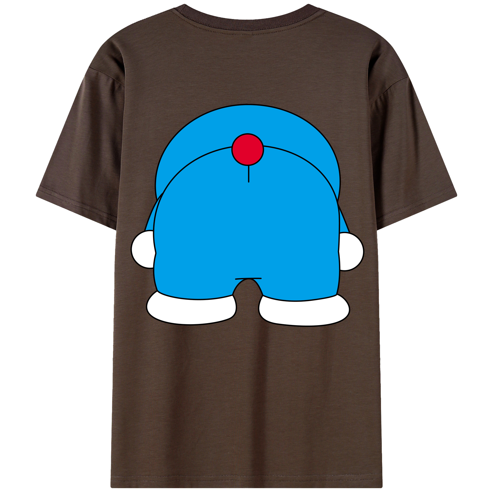 （画像用） ドラえもん Doraemon 綿100％半袖Tシャツ（背面プリント）