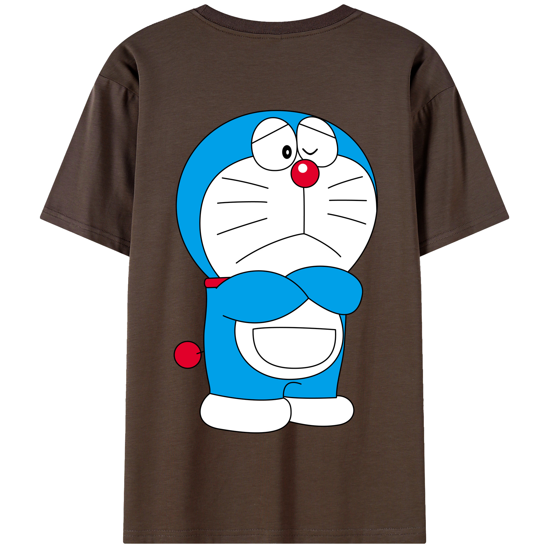 （画像用） ドラえもん Doraemon 綿100％半袖Tシャツ（背面プリント）