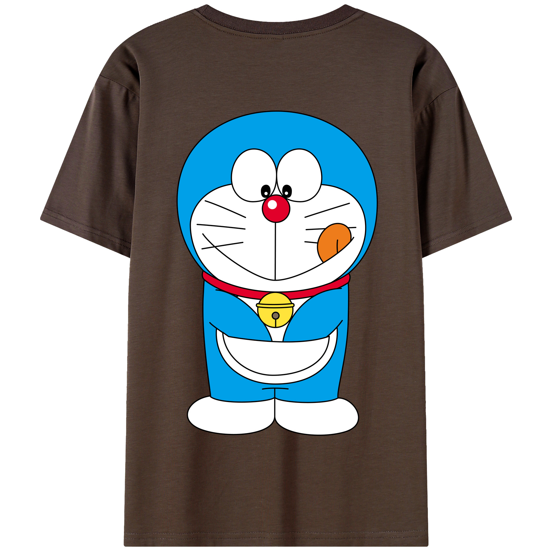 （画像用） ドラえもん Doraemon 綿100％半袖Tシャツ（背面プリント）