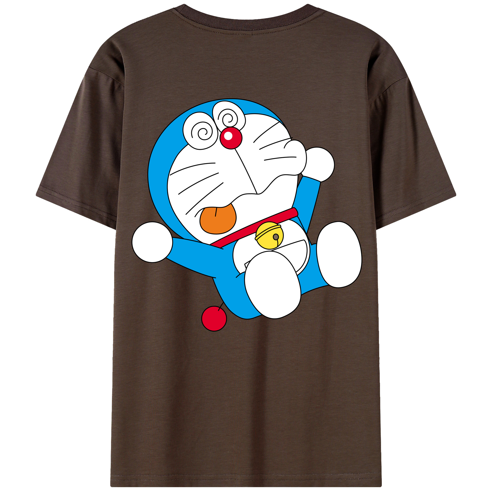 （画像用） ドラえもん Doraemon 綿100％半袖Tシャツ（背面プリント）
