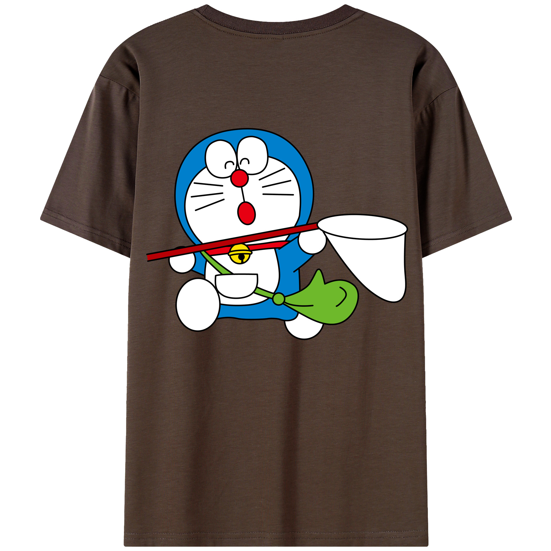 （画像用） ドラえもん Doraemon 綿100％半袖Tシャツ（背面プリント）
