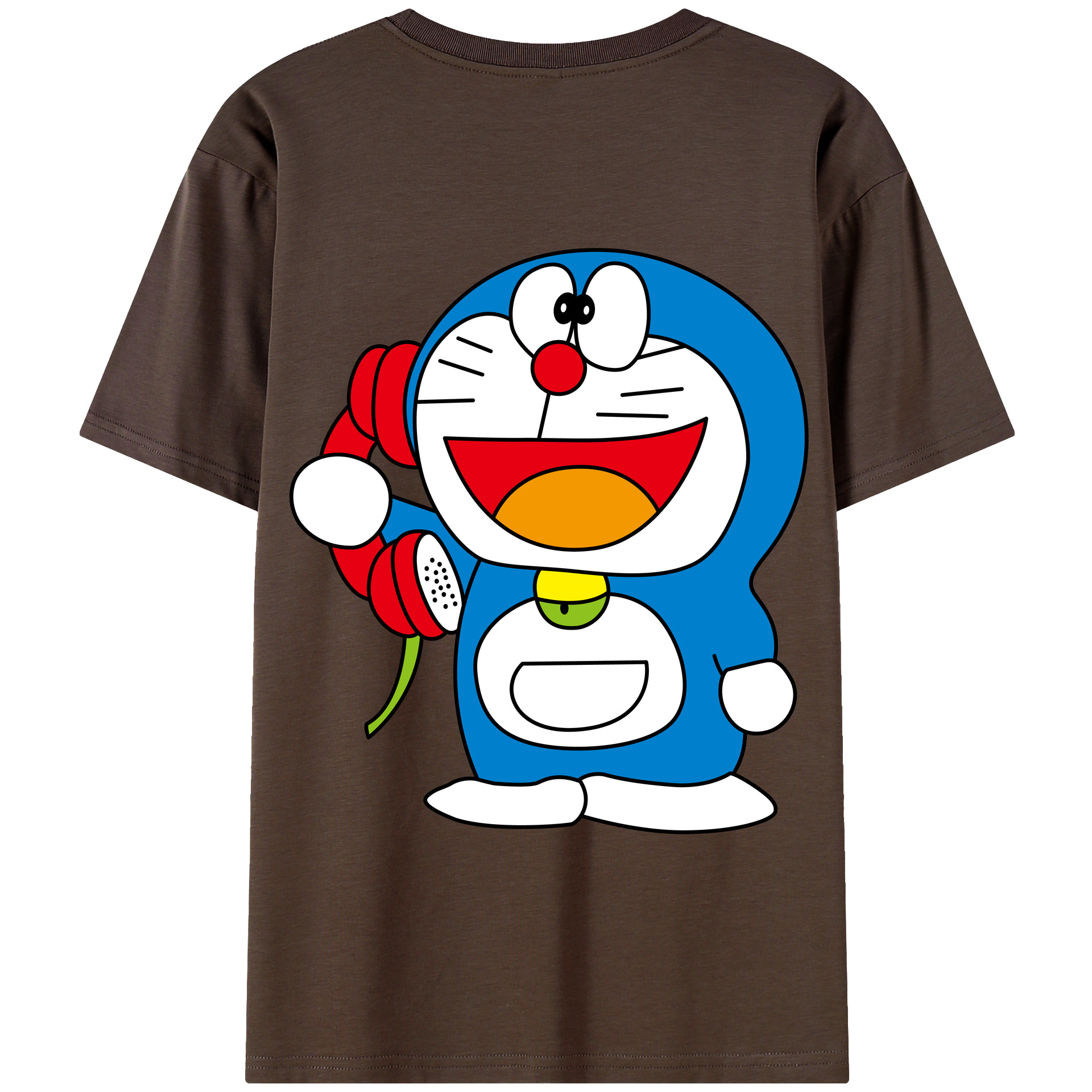 （画像用） ドラえもん Doraemon 綿100％半袖Tシャツ（背面プリント）