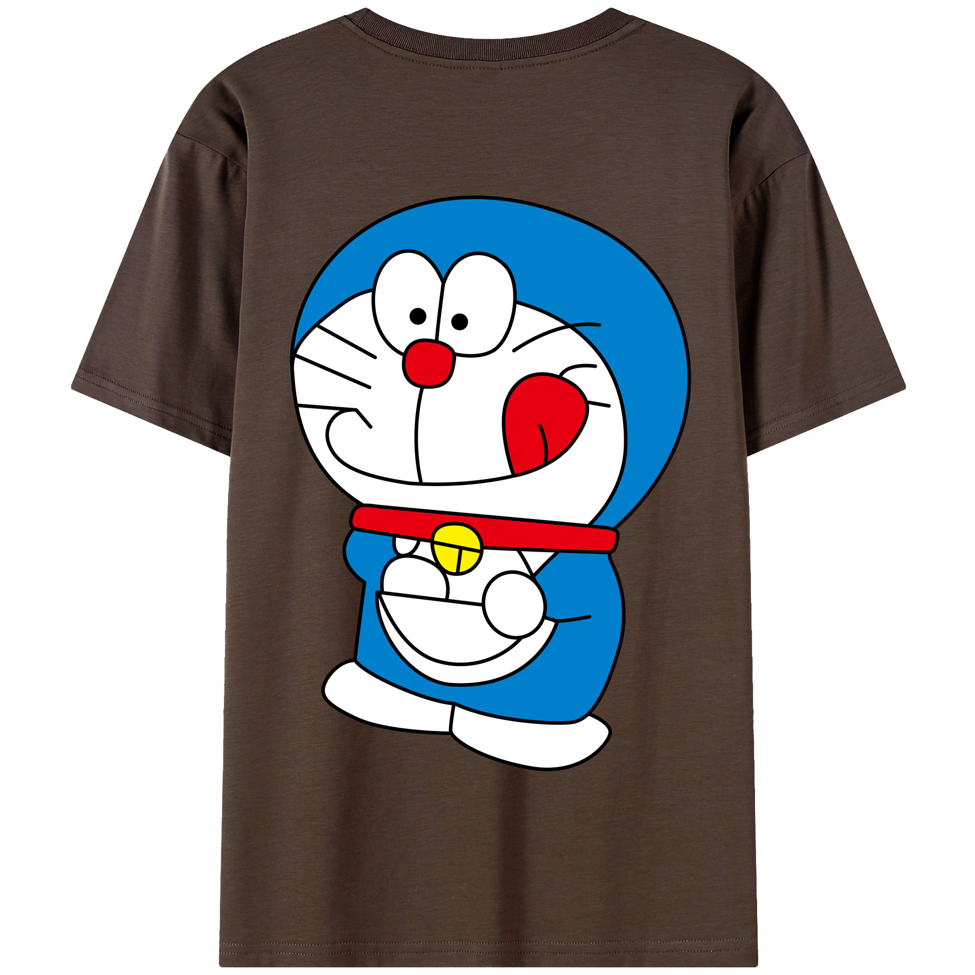 （画像用） ドラえもん Doraemon 綿100％半袖Tシャツ（背面プリント）