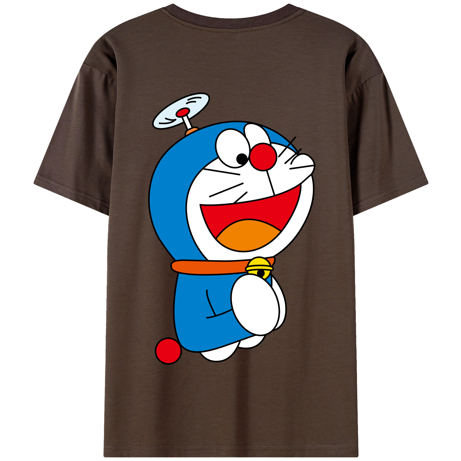 （画像用） ドラえもん Doraemon 綿100％半袖Tシャツ（背面プリント）