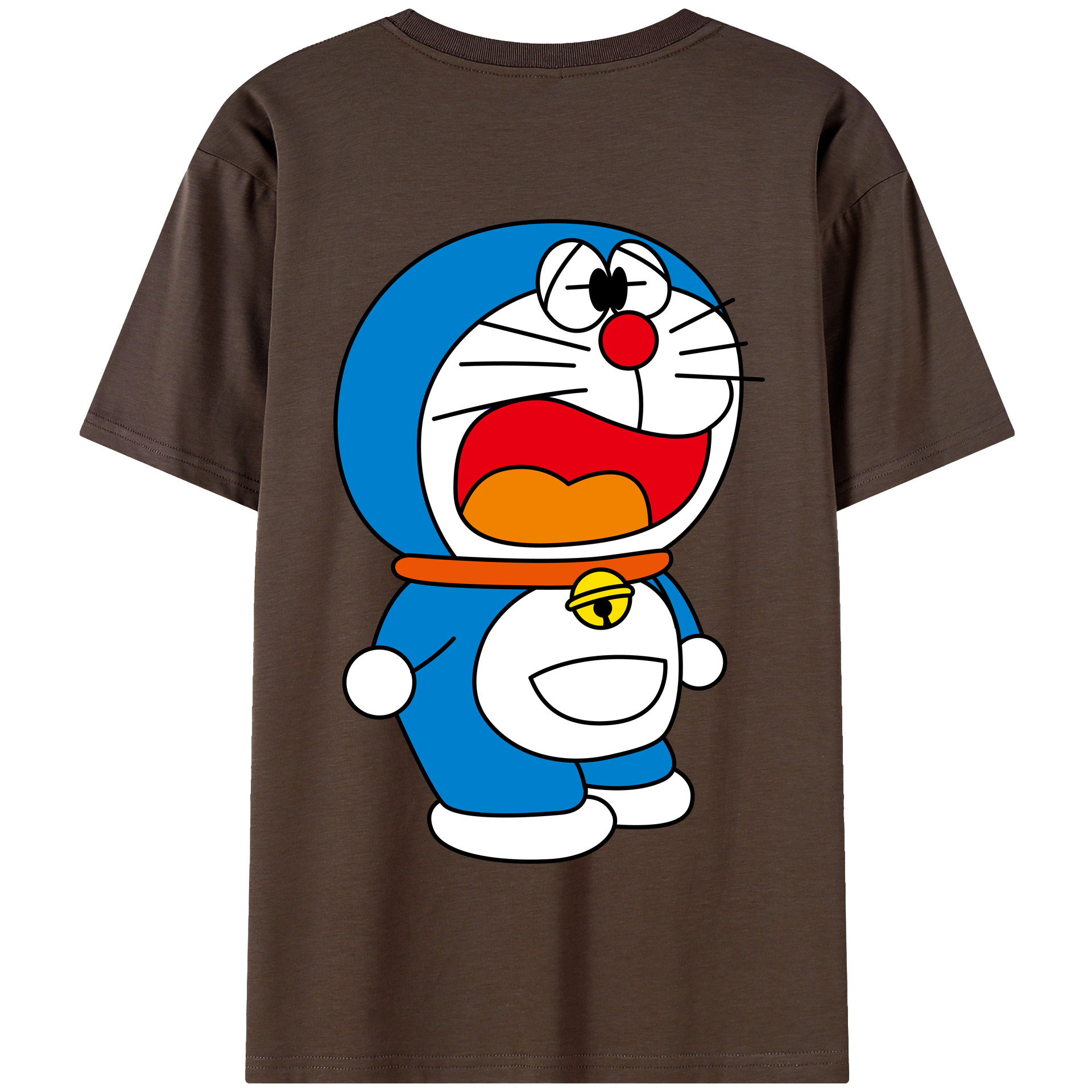 （画像用） ドラえもん Doraemon 綿100％半袖Tシャツ（背面プリント）