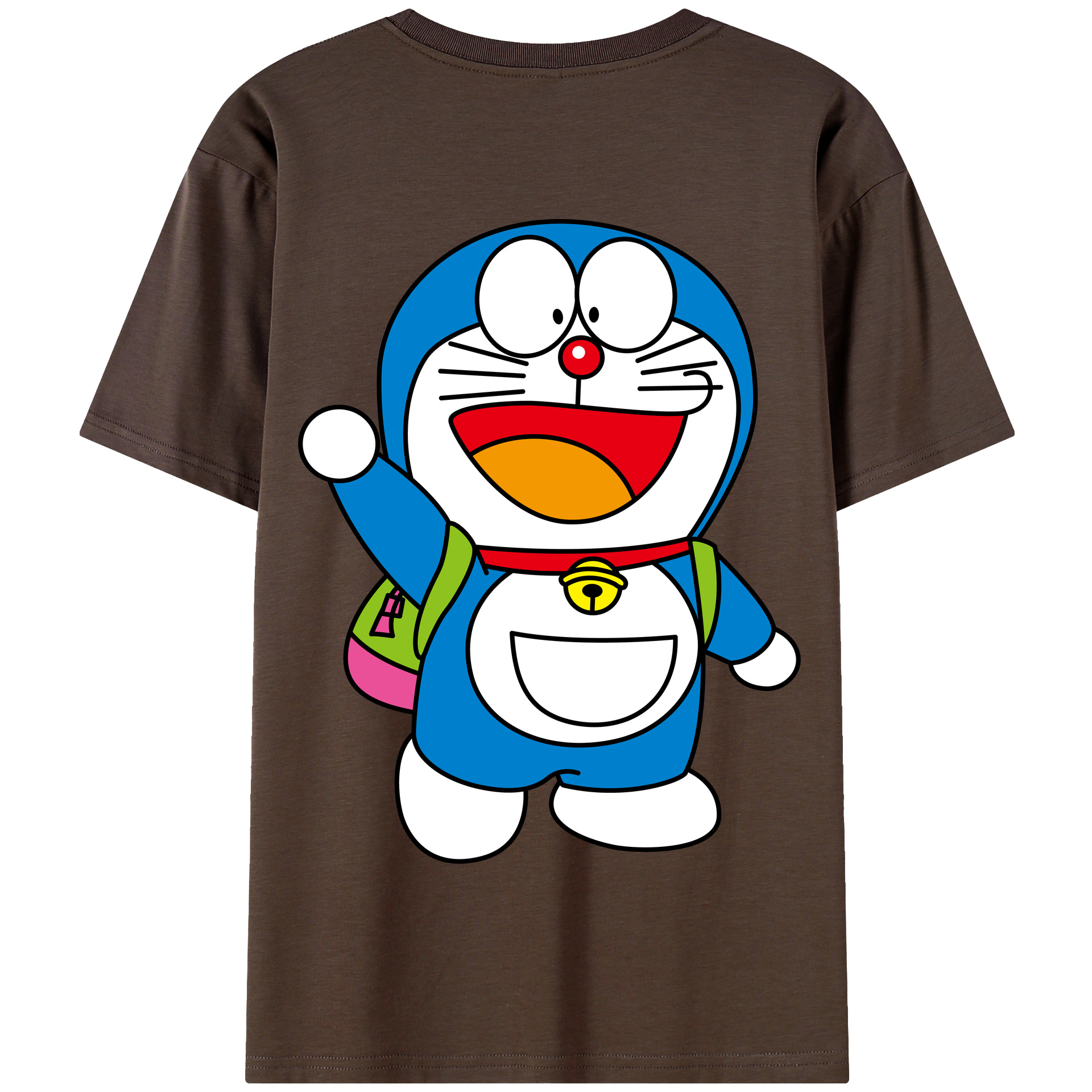 （画像用） ドラえもん Doraemon 綿100％半袖Tシャツ（背面プリント）