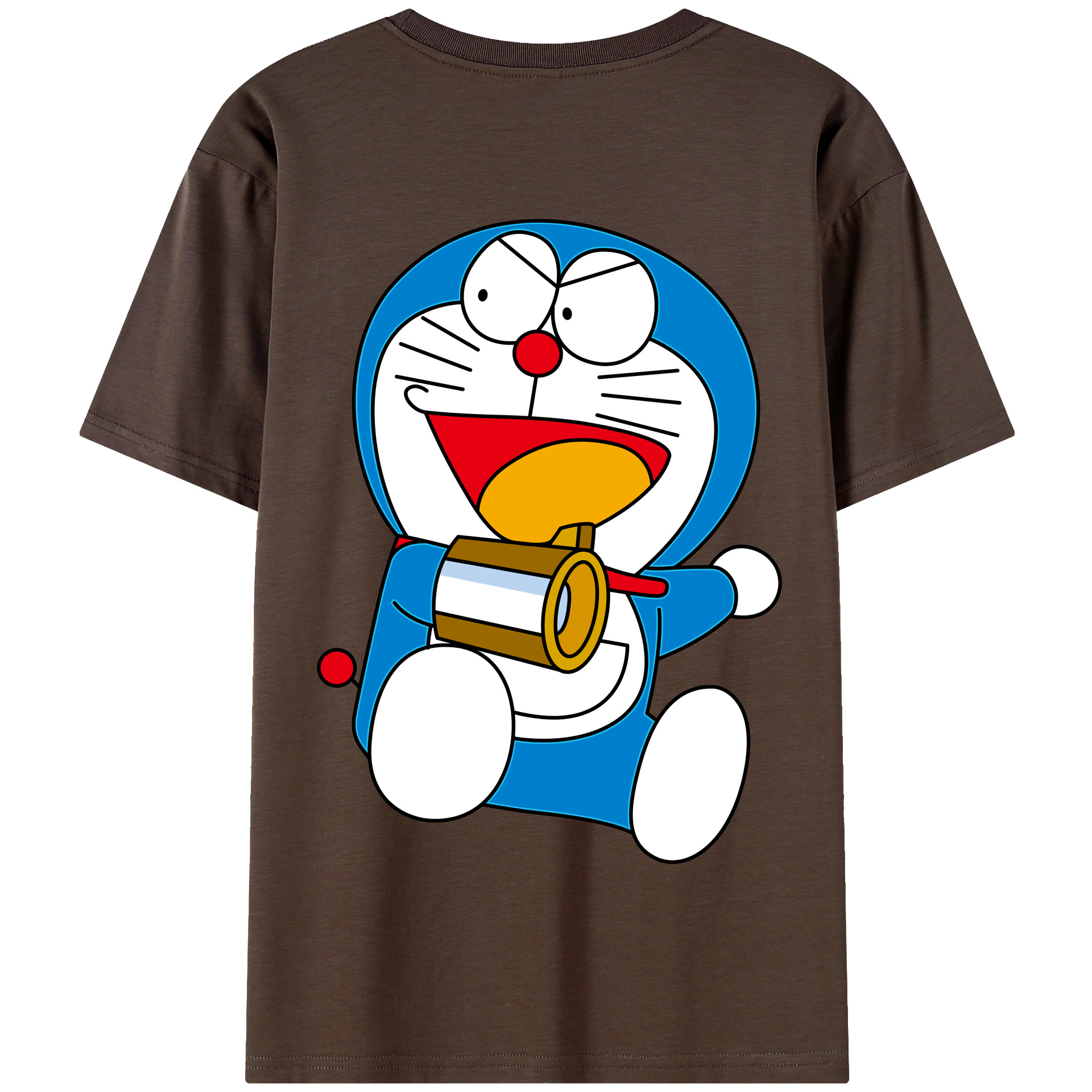 （画像用） ドラえもん Doraemon 綿100％半袖Tシャツ（背面プリント）