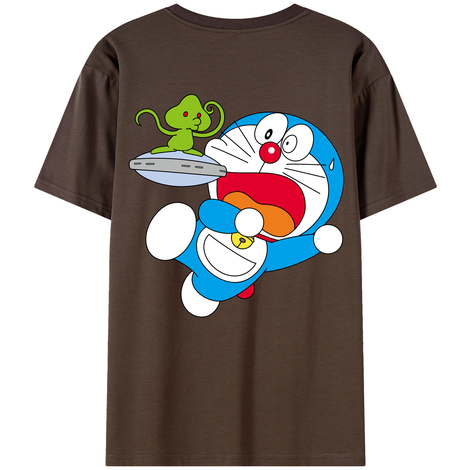 （画像用） ドラえもん Doraemon 綿100％半袖Tシャツ（背面プリント）