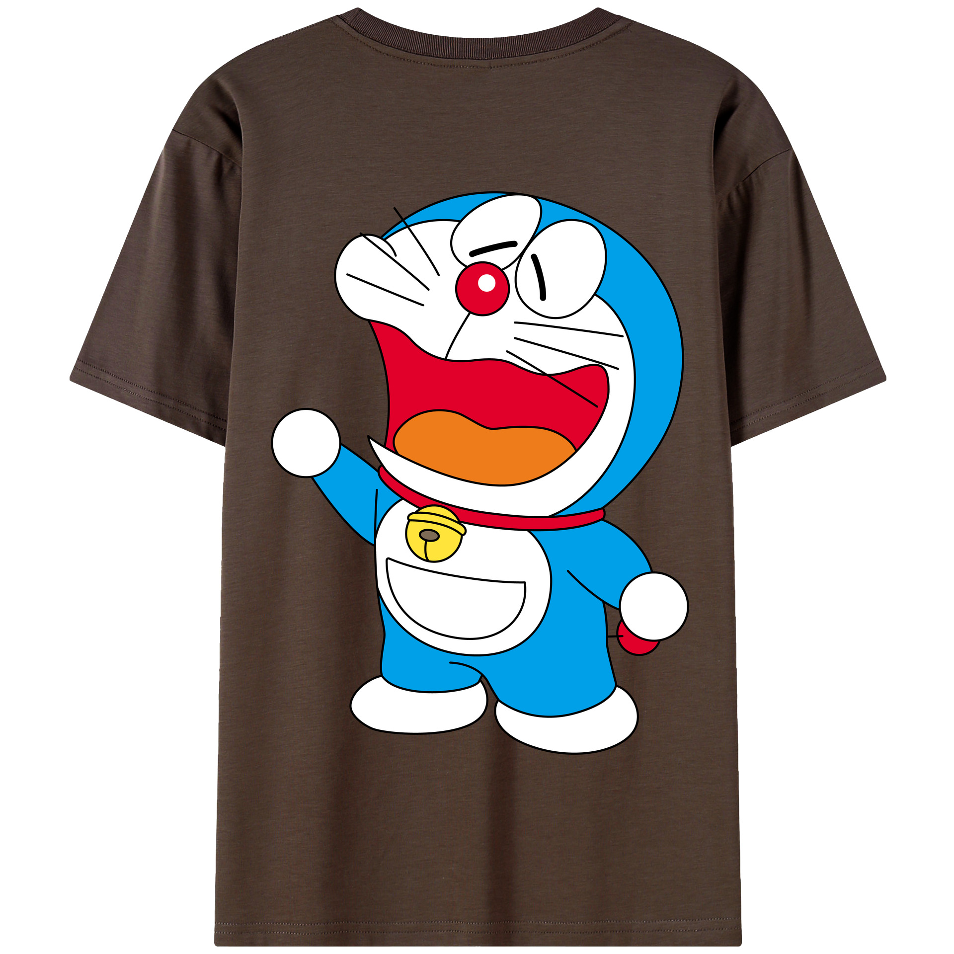 （画像用） ドラえもん Doraemon 綿100％半袖Tシャツ（背面プリント）