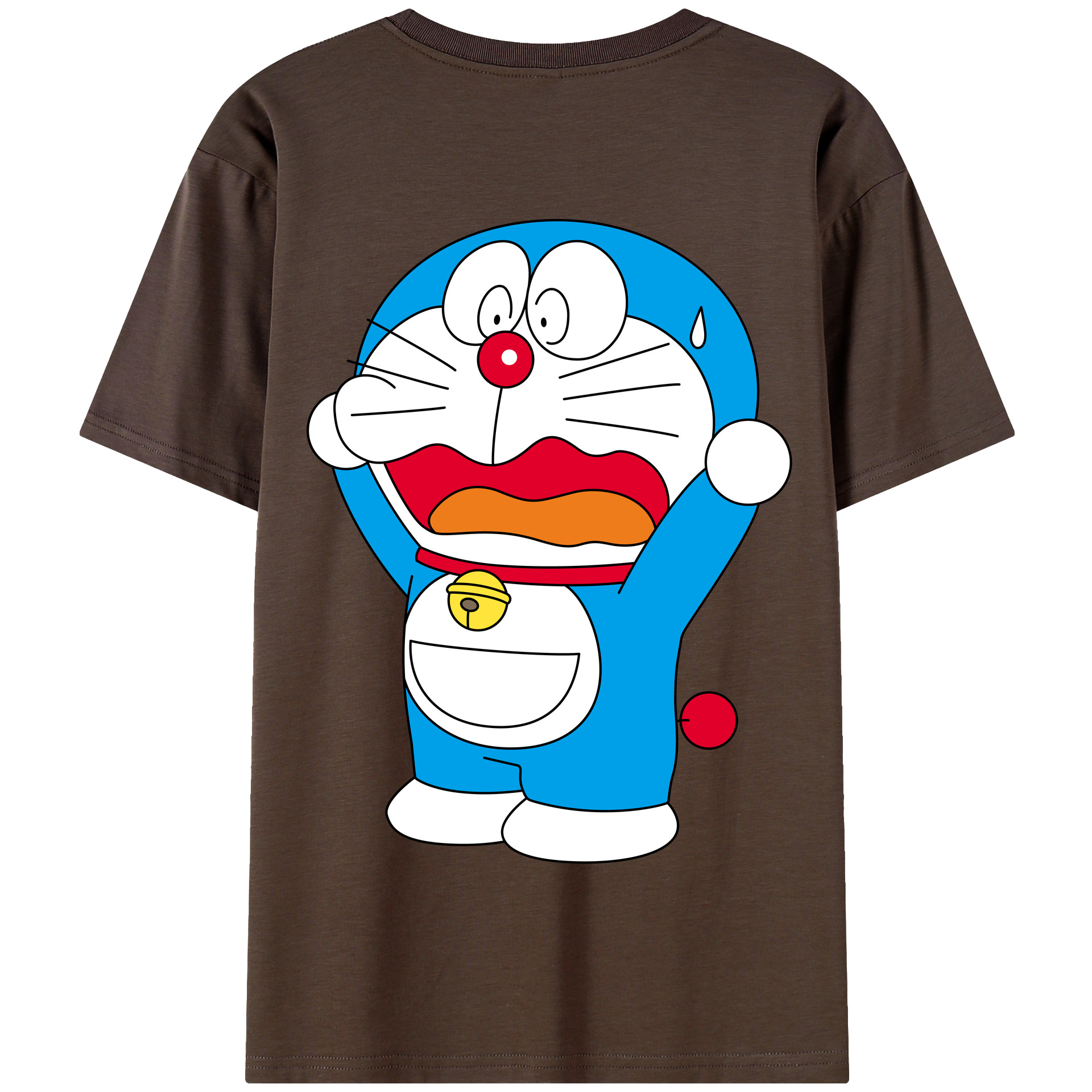 （画像用） ドラえもん Doraemon 綿100％半袖Tシャツ（背面プリント）