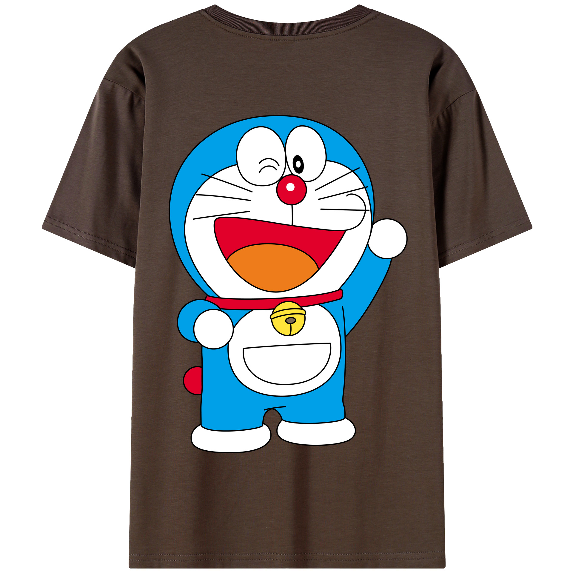 （画像用） ドラえもん Doraemon 綿100％半袖Tシャツ（背面プリント）