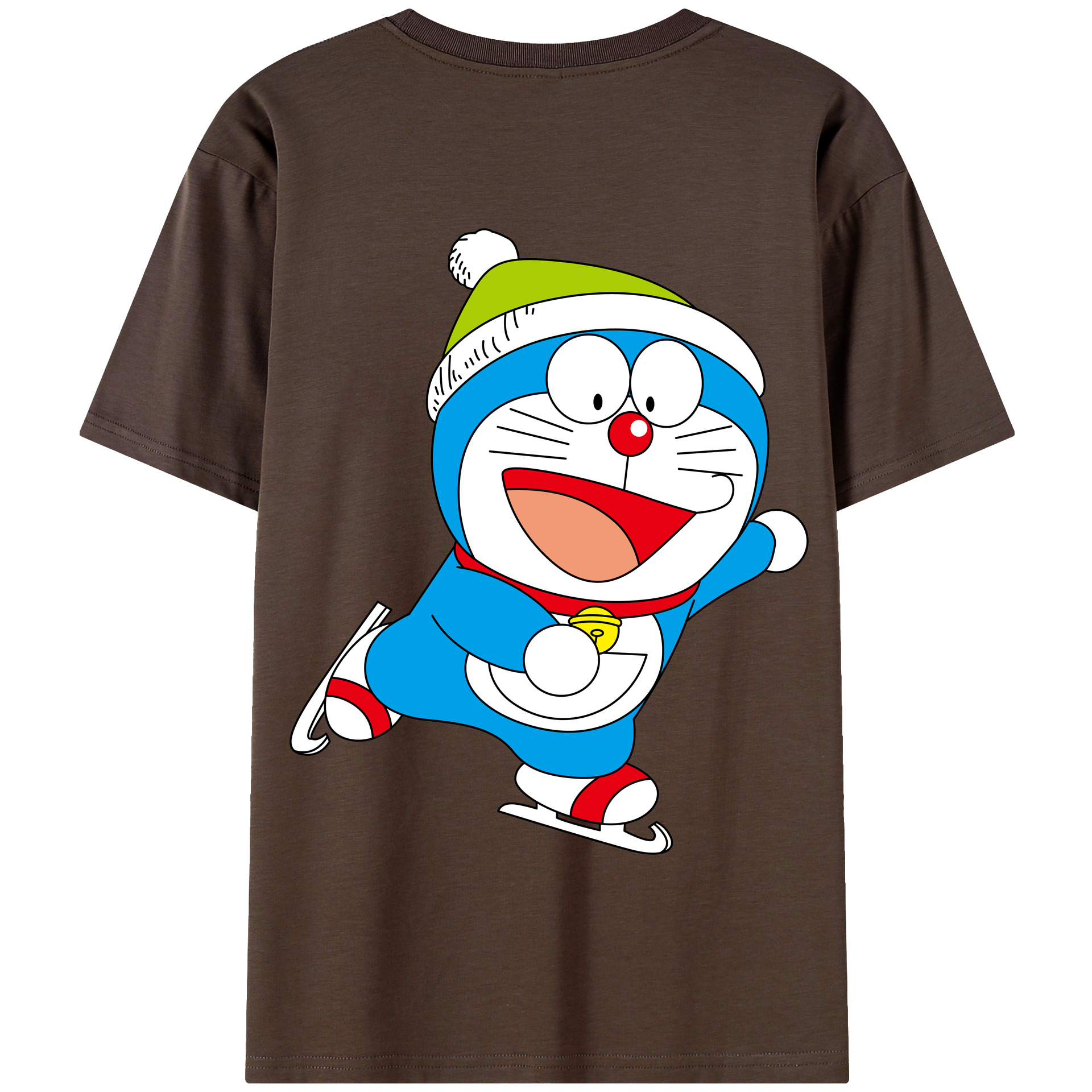 （画像用） ドラえもん Doraemon 綿100％半袖Tシャツ（背面プリント）