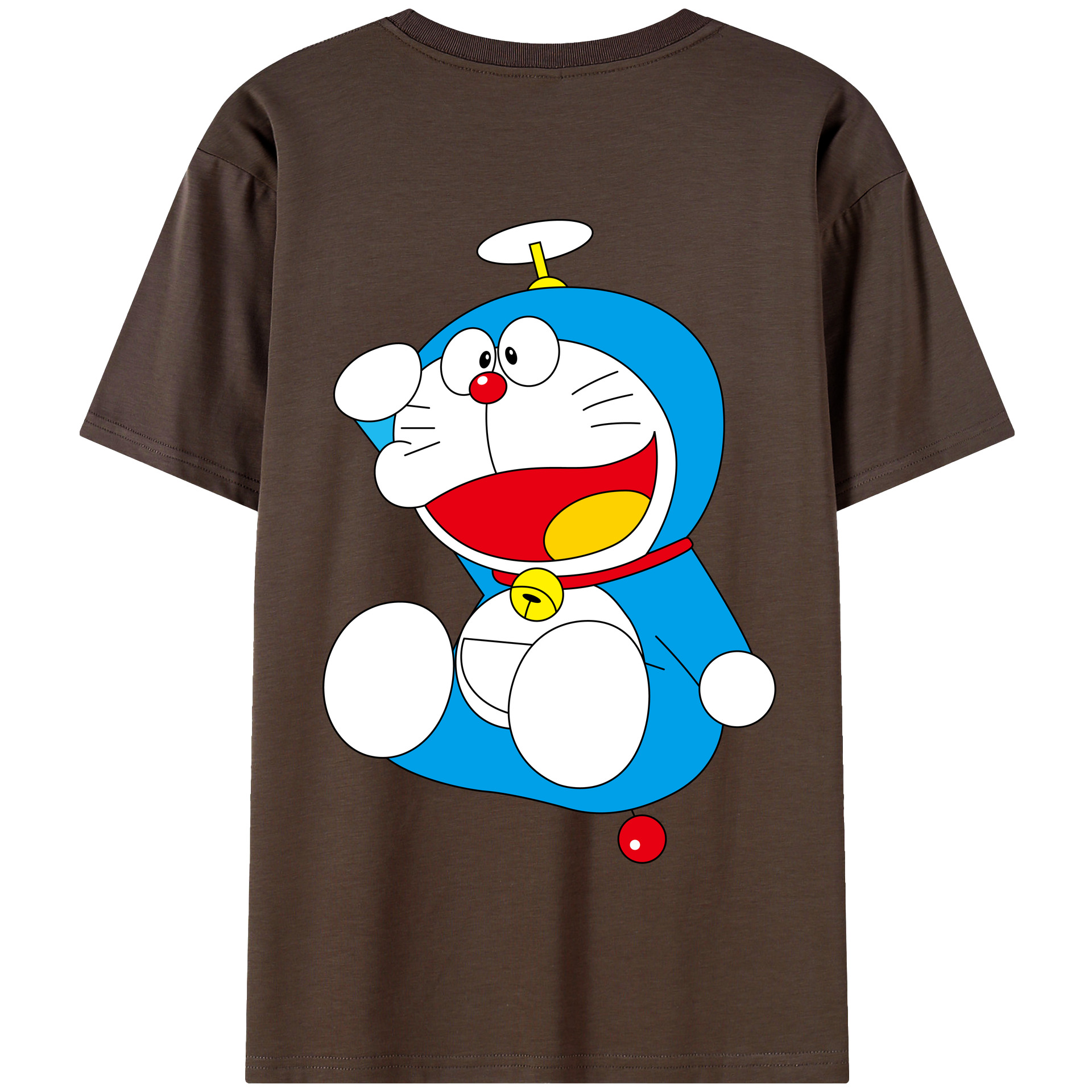（画像用） ドラえもん Doraemon 綿100％半袖Tシャツ（背面プリント）