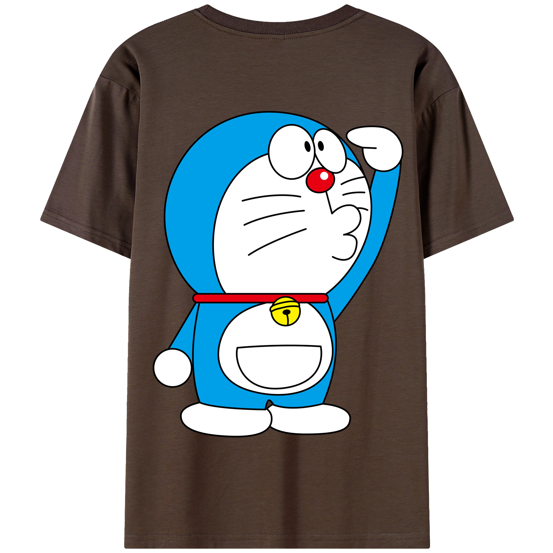 （画像用） ドラえもん Doraemon 綿100％半袖Tシャツ（背面プリント）