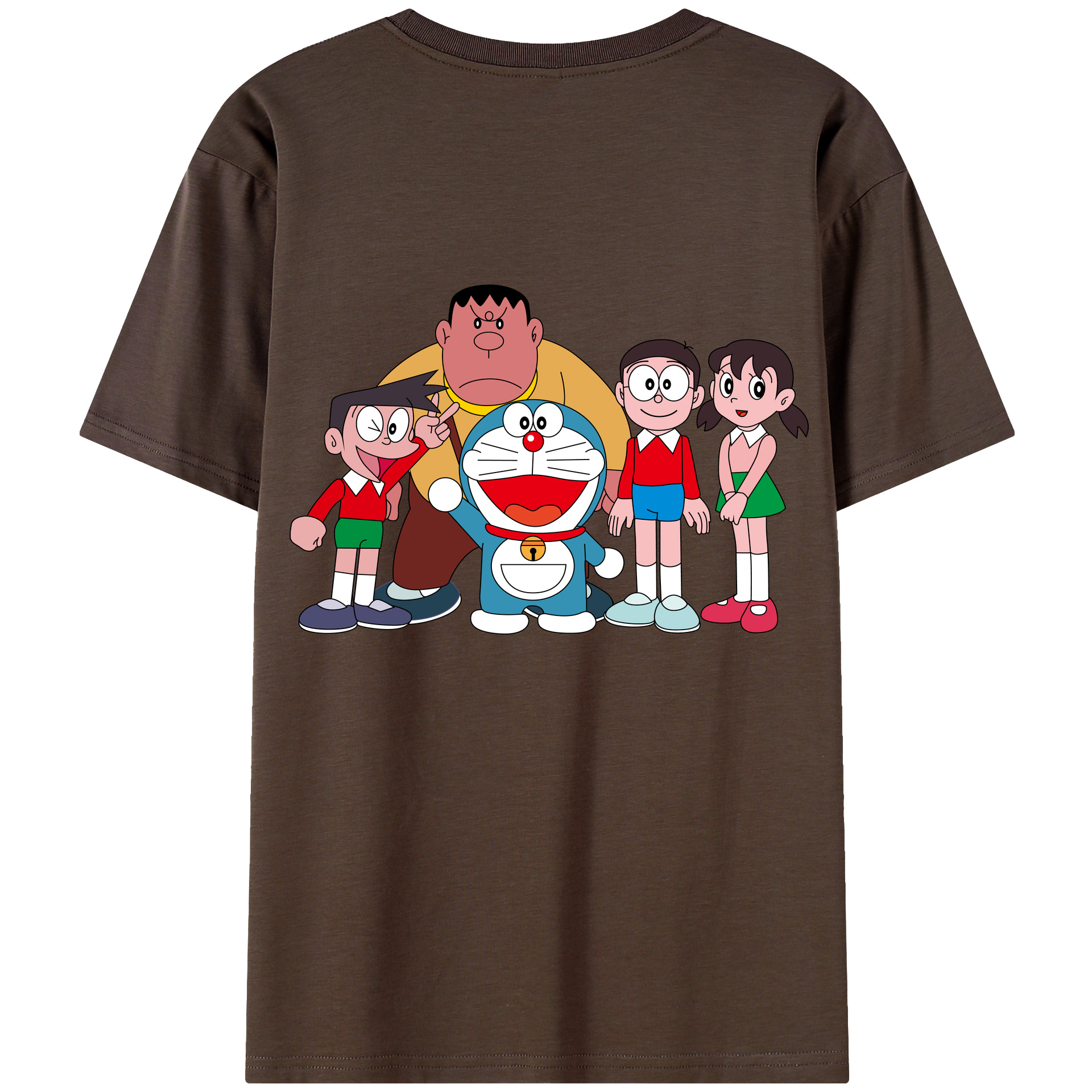 （画像用） ドラえもん 骨川 スネ夫 Doraemon Honekawa Suneo 綿100％半袖Tシャツ（背面プリント）