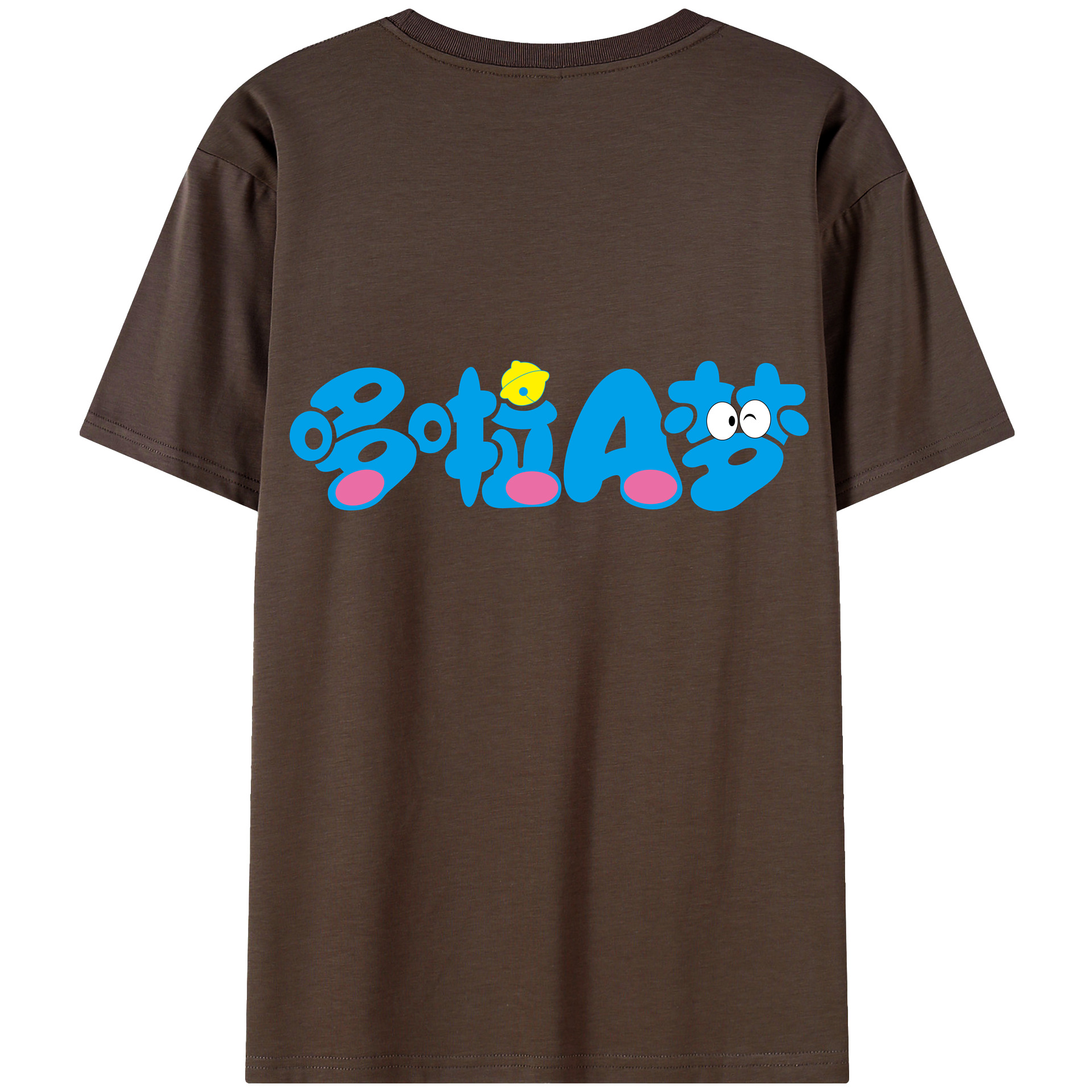 （画像用） ドラえもん Doraemon 綿100％半袖Tシャツ（背面プリント）