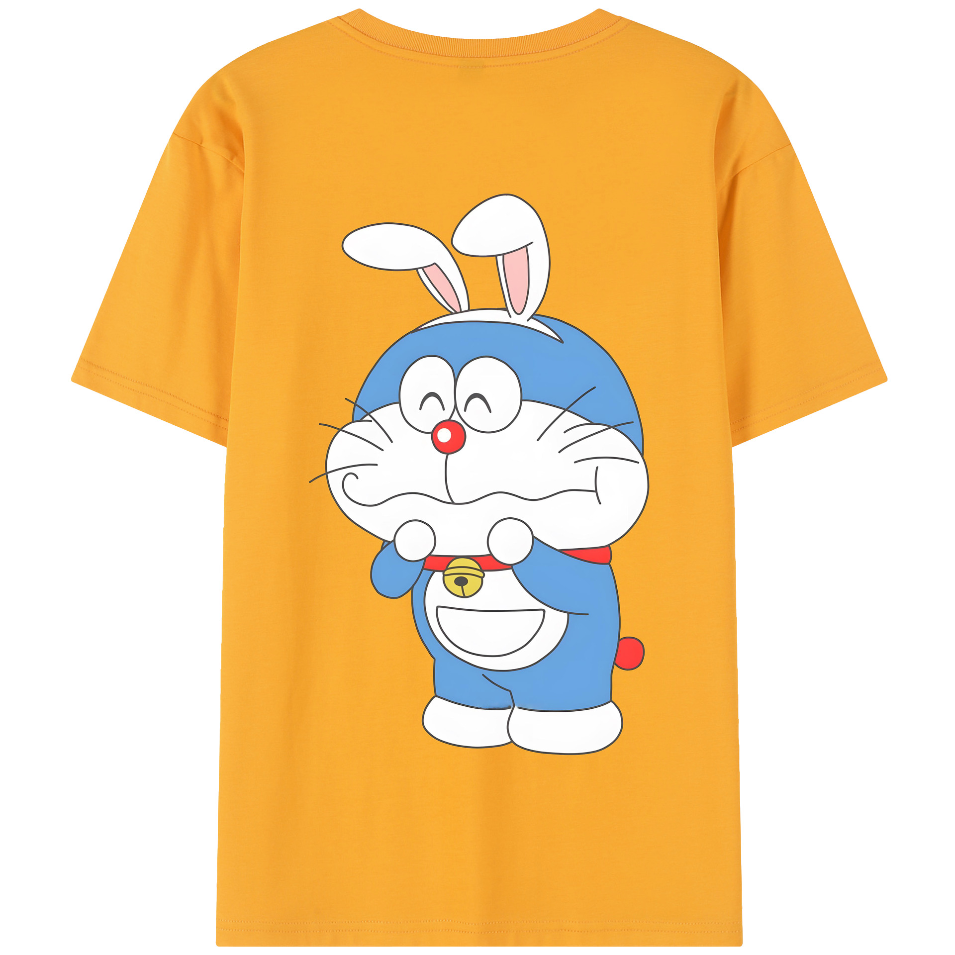 （画像用） ドラえもん Doraemon 綿100％半袖Tシャツ（背面プリント）