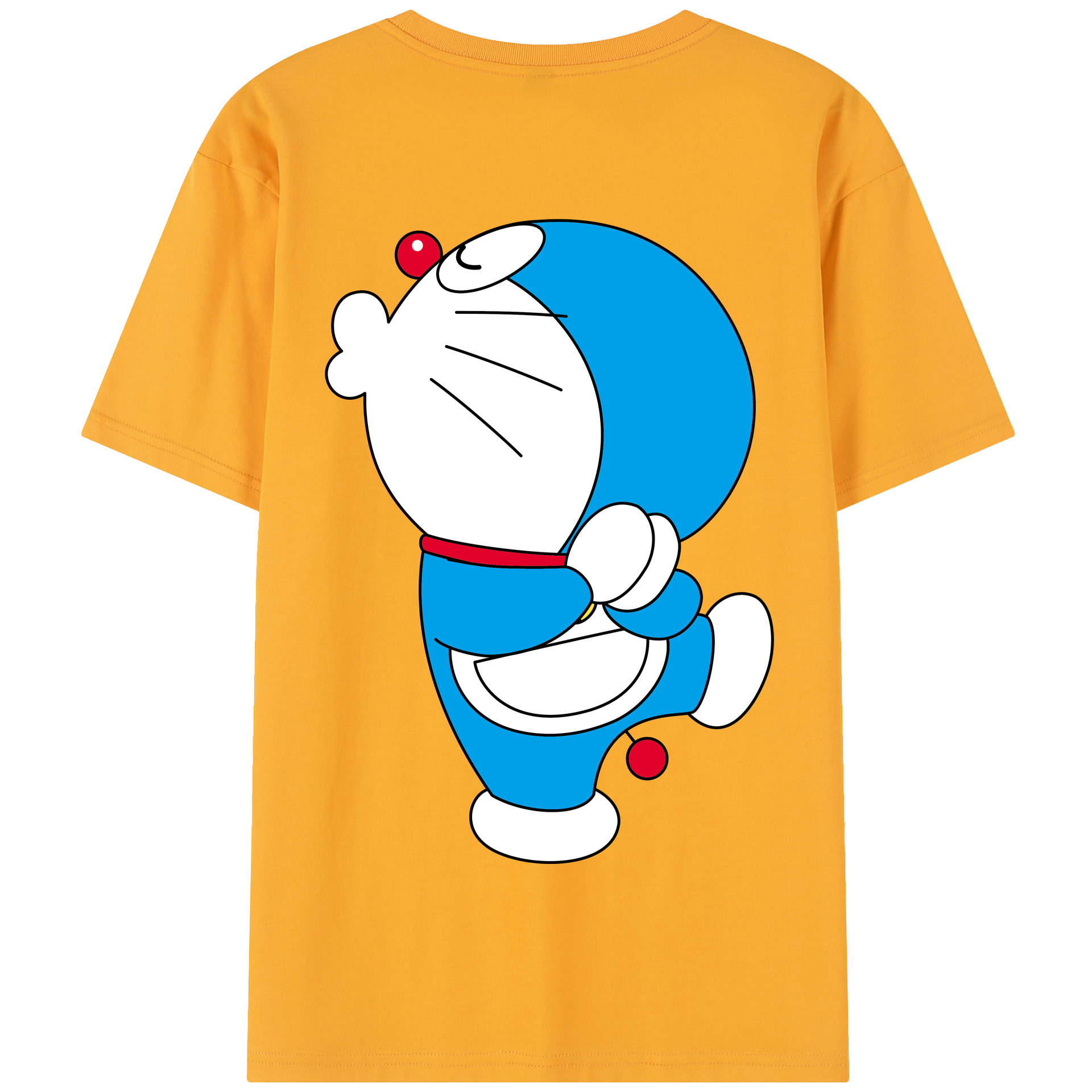 （画像用） ドラえもん Doraemon 綿100％半袖Tシャツ（背面プリント）