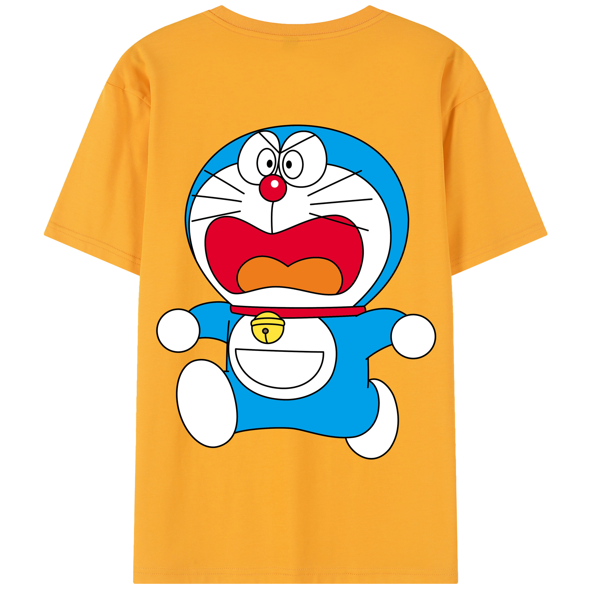 （画像用） ドラえもん Doraemon 綿100％半袖Tシャツ（背面プリント）