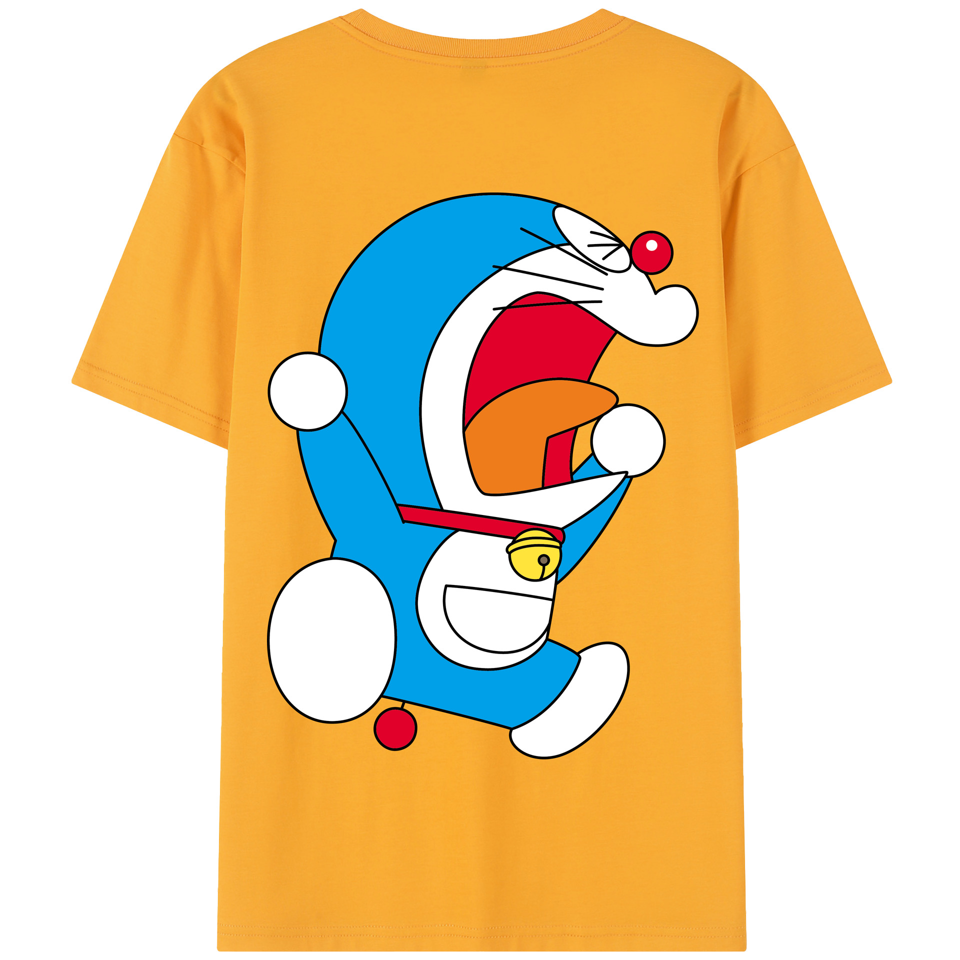 （画像用） ドラえもん Doraemon 綿100％半袖Tシャツ（背面プリント）