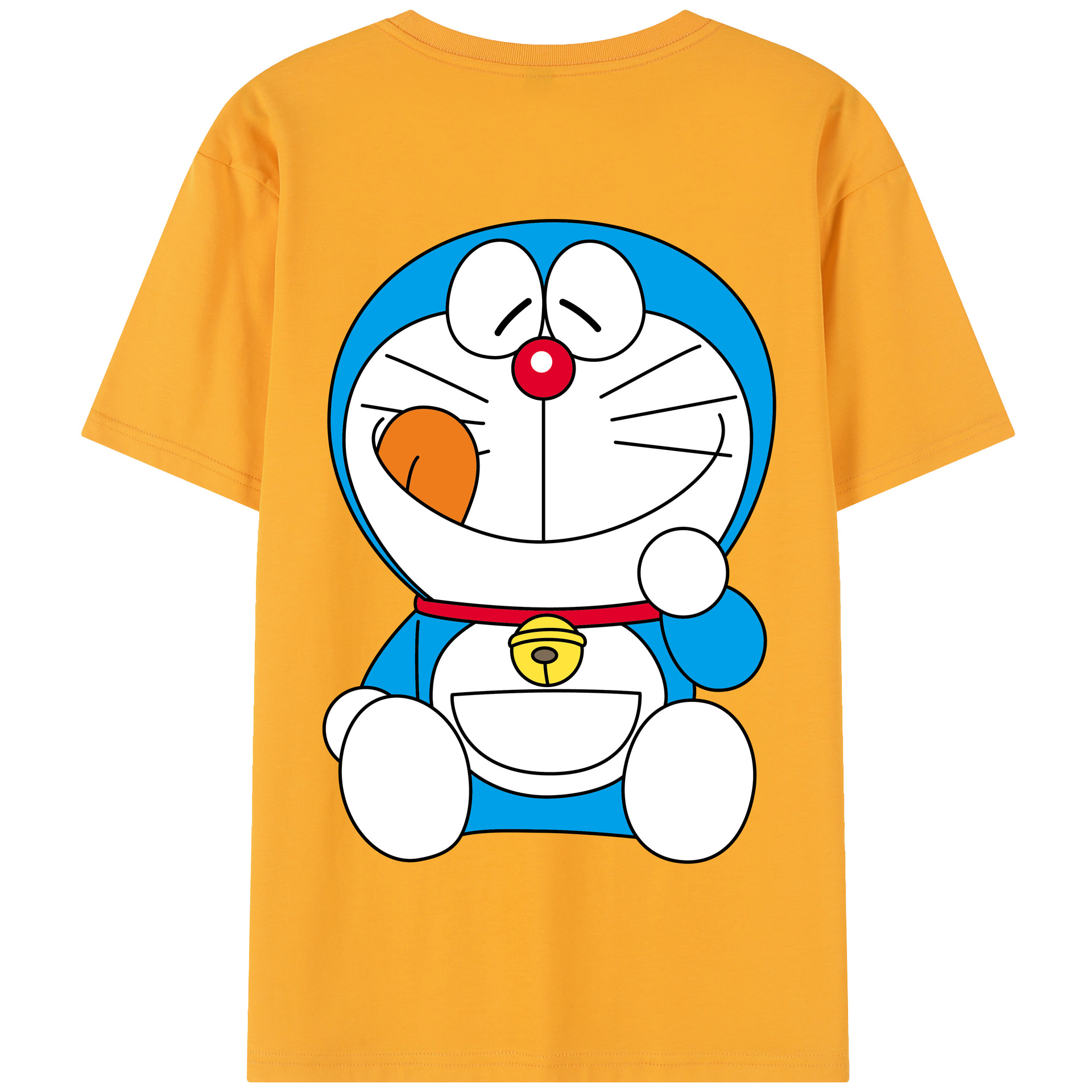 （画像用） ドラえもん Doraemon 綿100％半袖Tシャツ（背面プリント）
