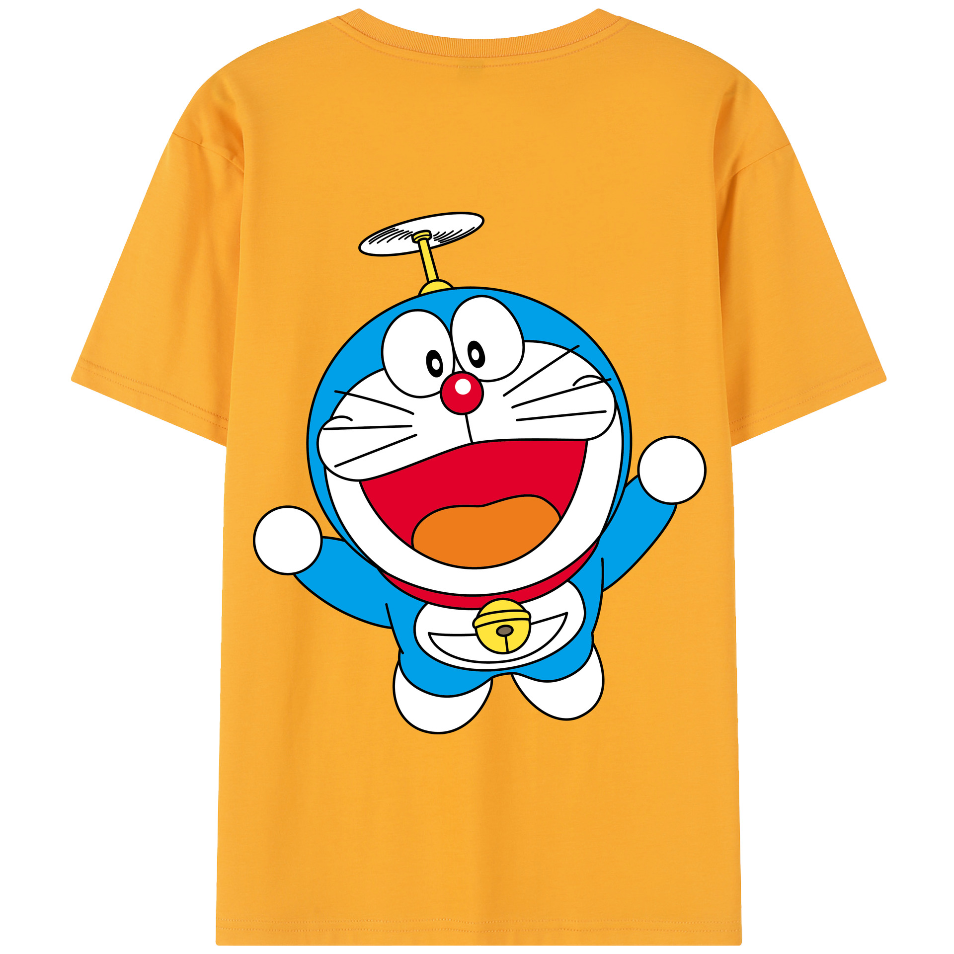 （画像用） ドラえもん Doraemon 綿100％半袖Tシャツ（背面プリント）