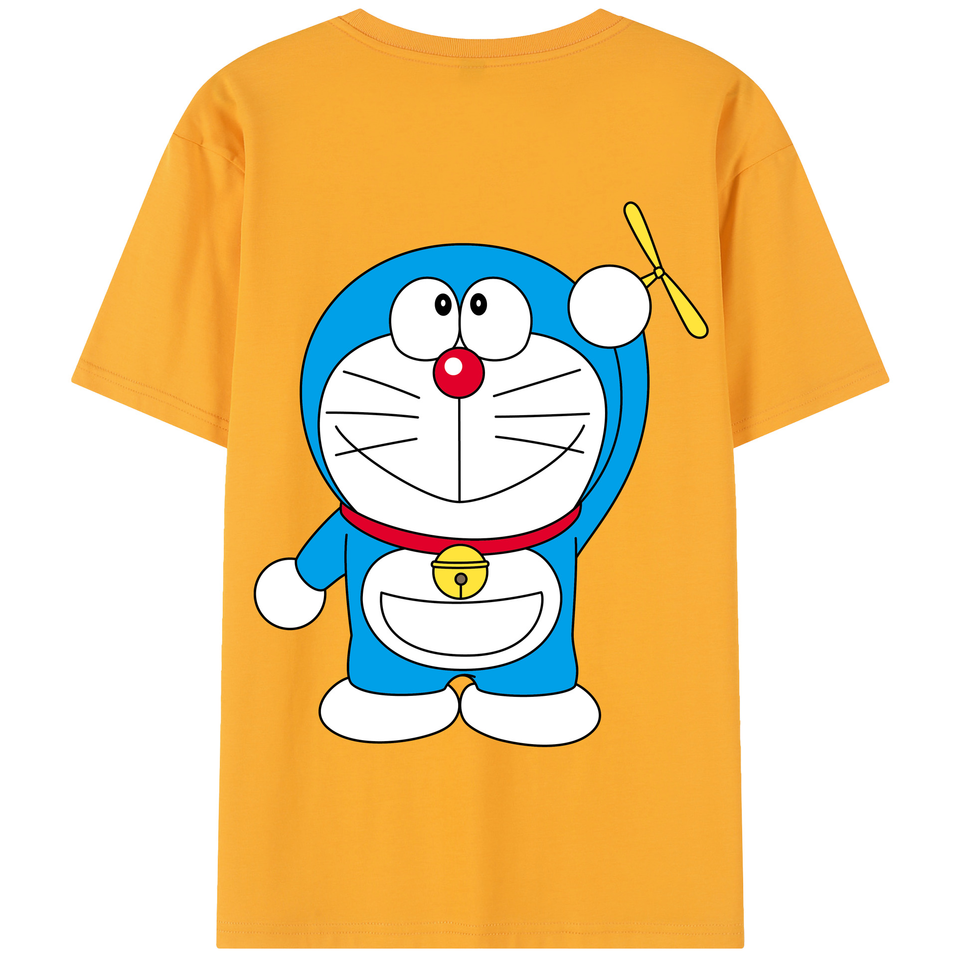 （画像用） ドラえもん Doraemon 綿100％半袖Tシャツ（背面プリント）